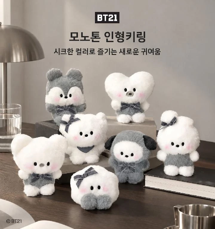 BTS  BT21 MONOTONE系列