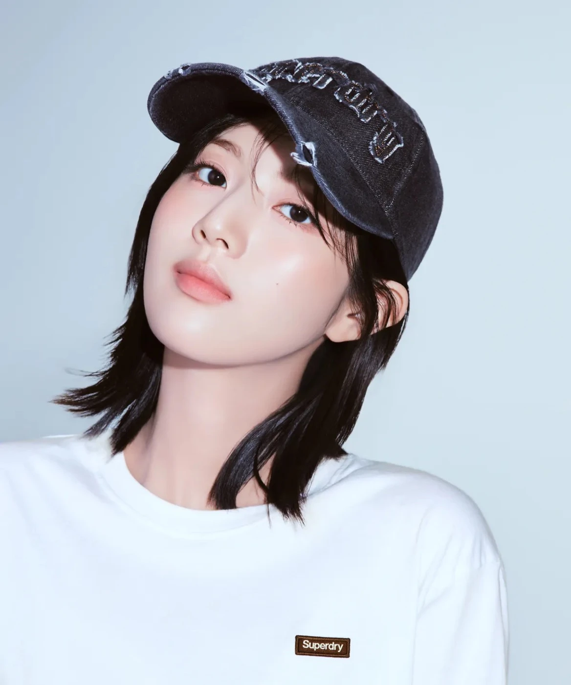 SUPERDRY 牛仔刷色棒球帽