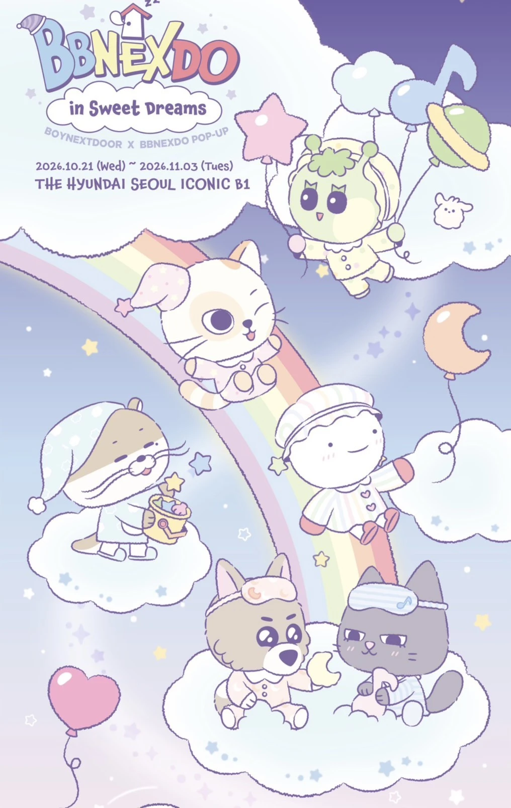 BBNEXDO IN SWEET DREAM 快閃店週邊
