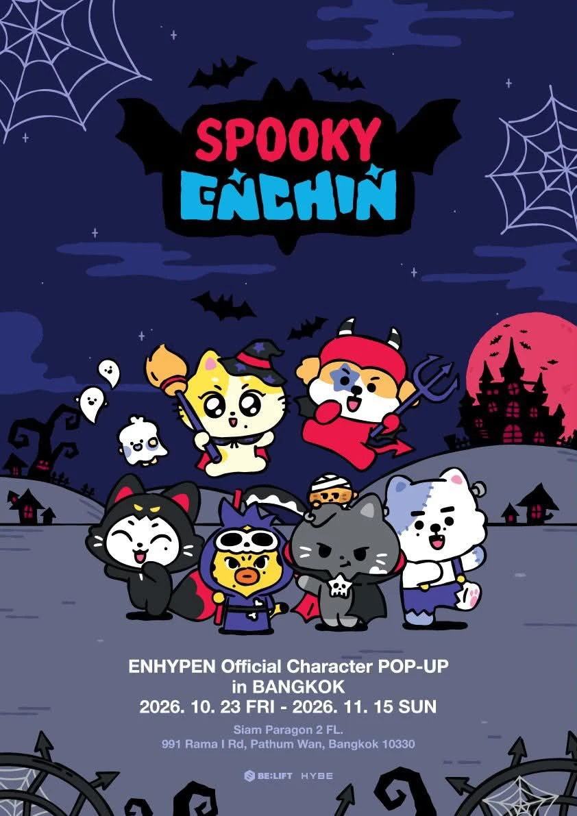 ENHYPEN ENCHIN SPOOKY 快閃店週邊（曼谷線下)
