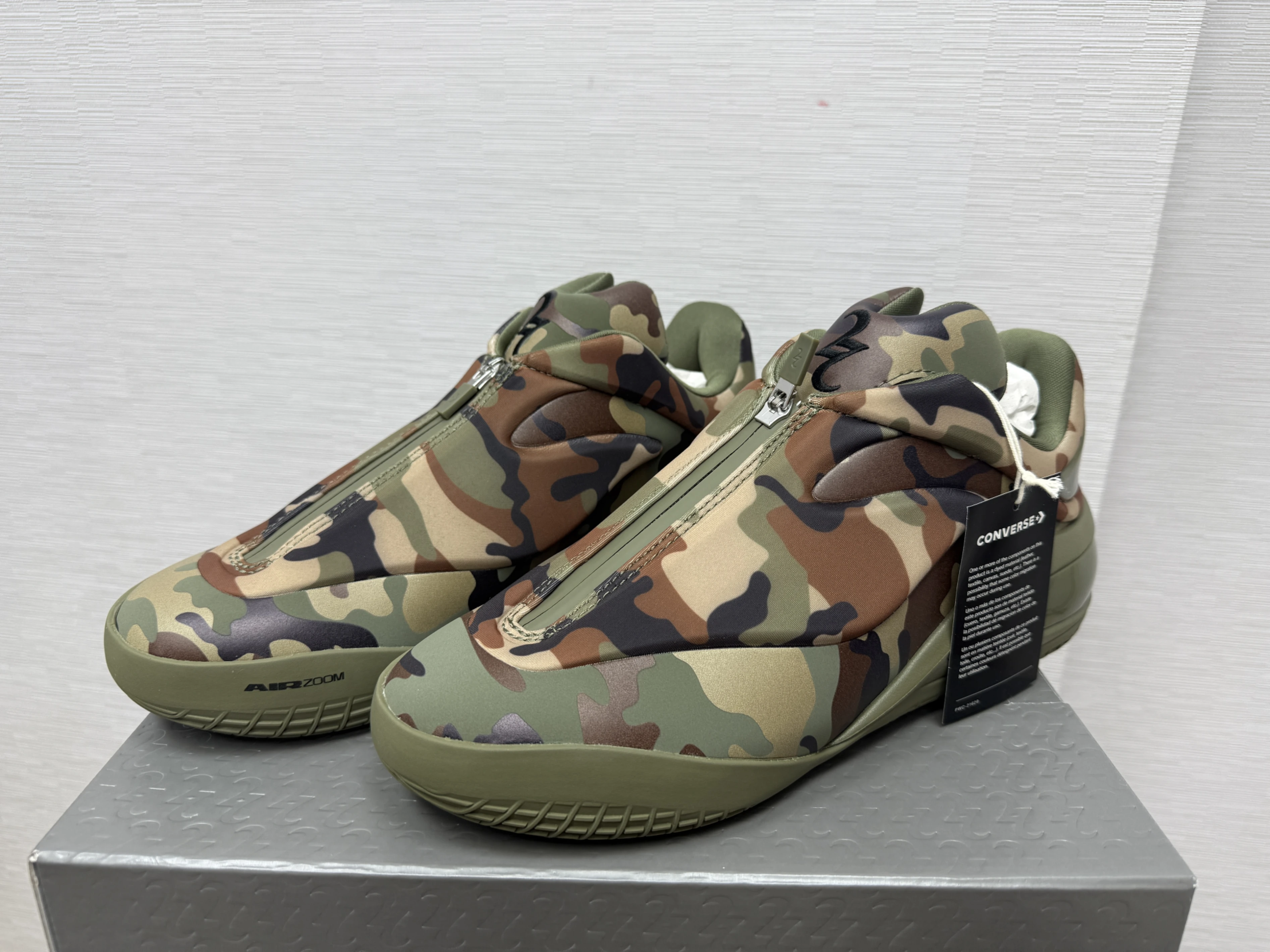 Converse x SHAI 001 白 灰 黑 迷彩