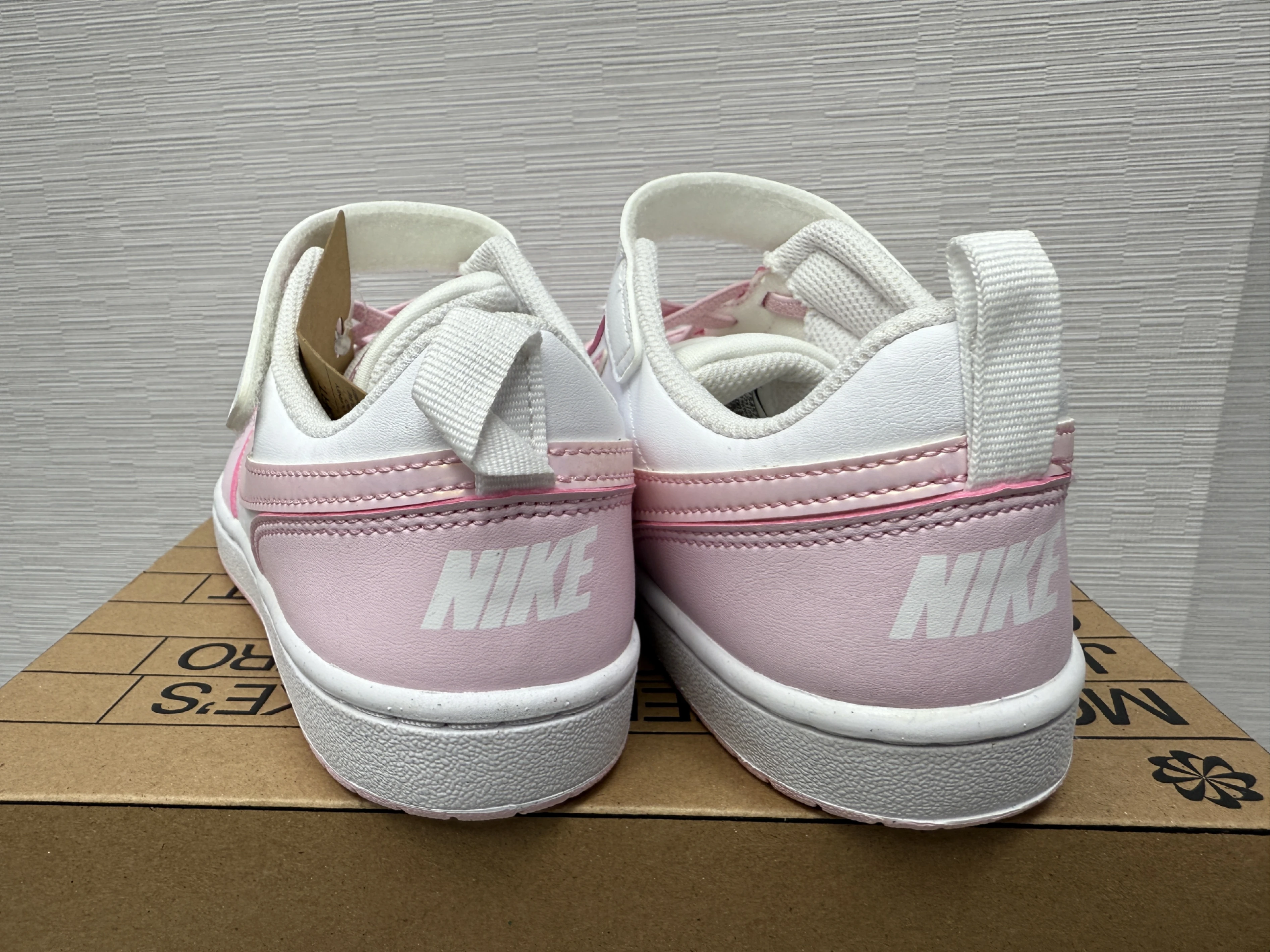 Nike Court Borough Low Recraft 中童 小童 白粉
