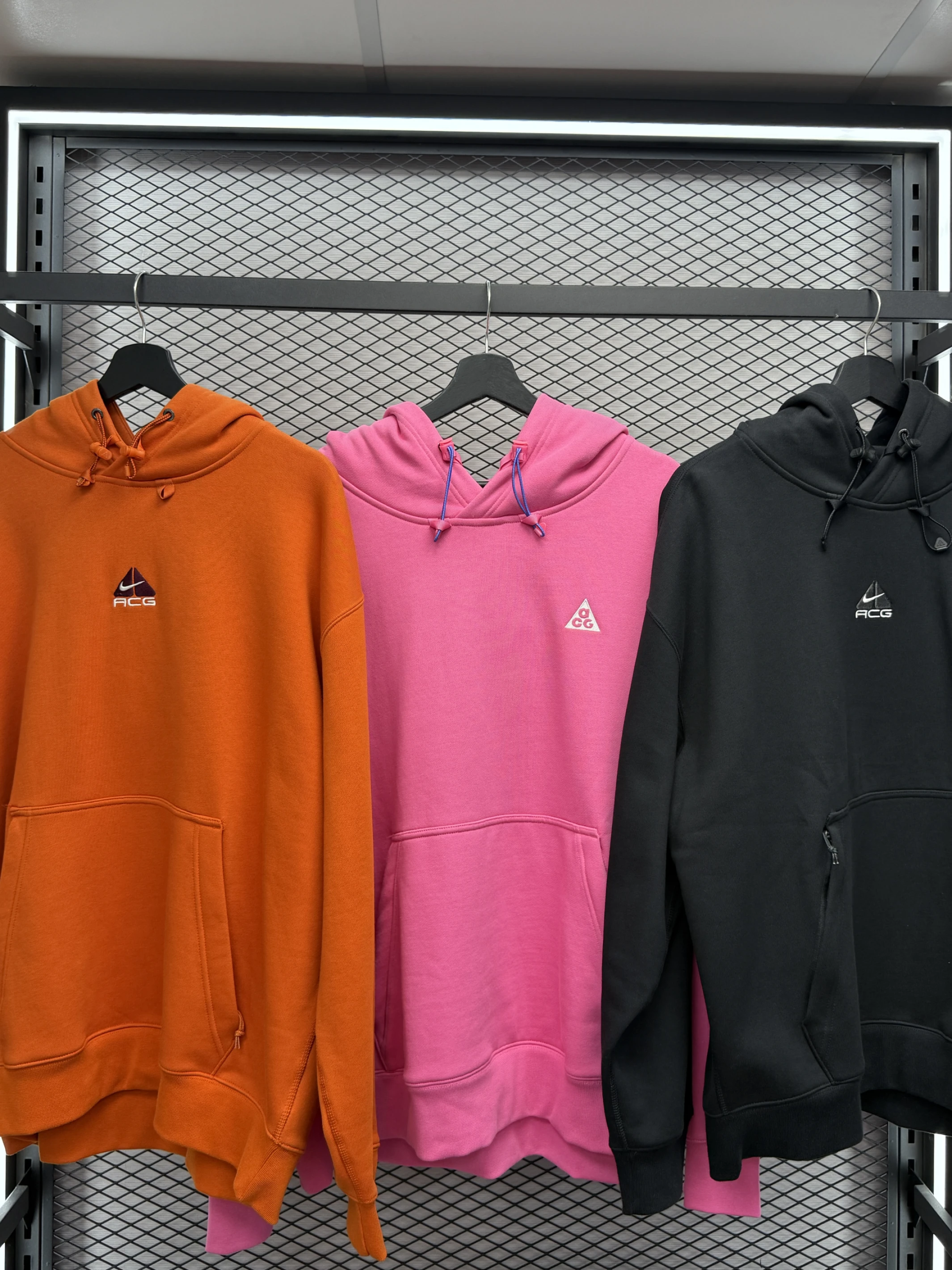 Nike As U ACG Tf Tuff Flc PO HOODIE 連帽上衣 帽T 黑 橘 粉