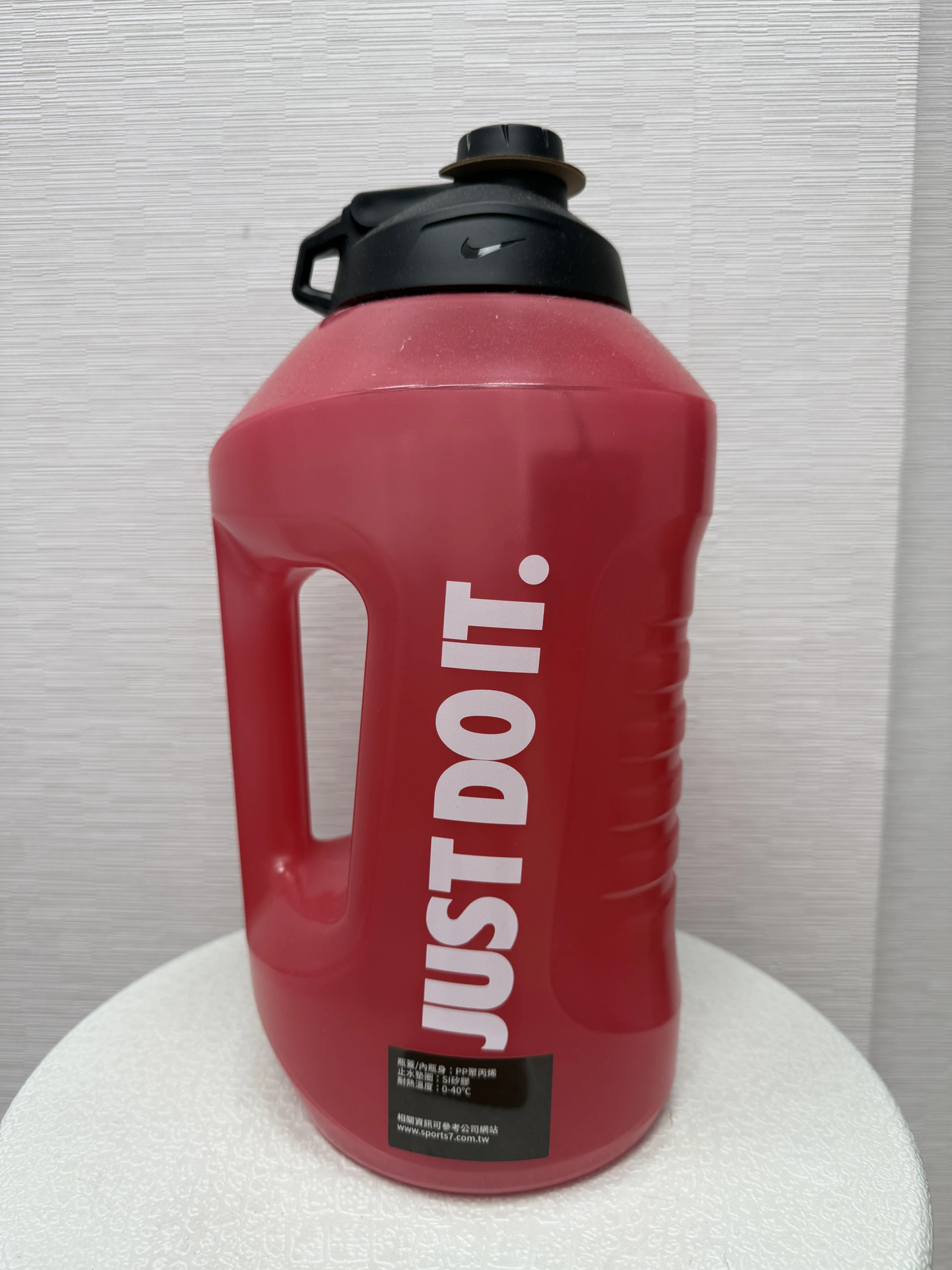 Nike Super Jug 128oz 大容量運動水壺 3750ml  紅 灰