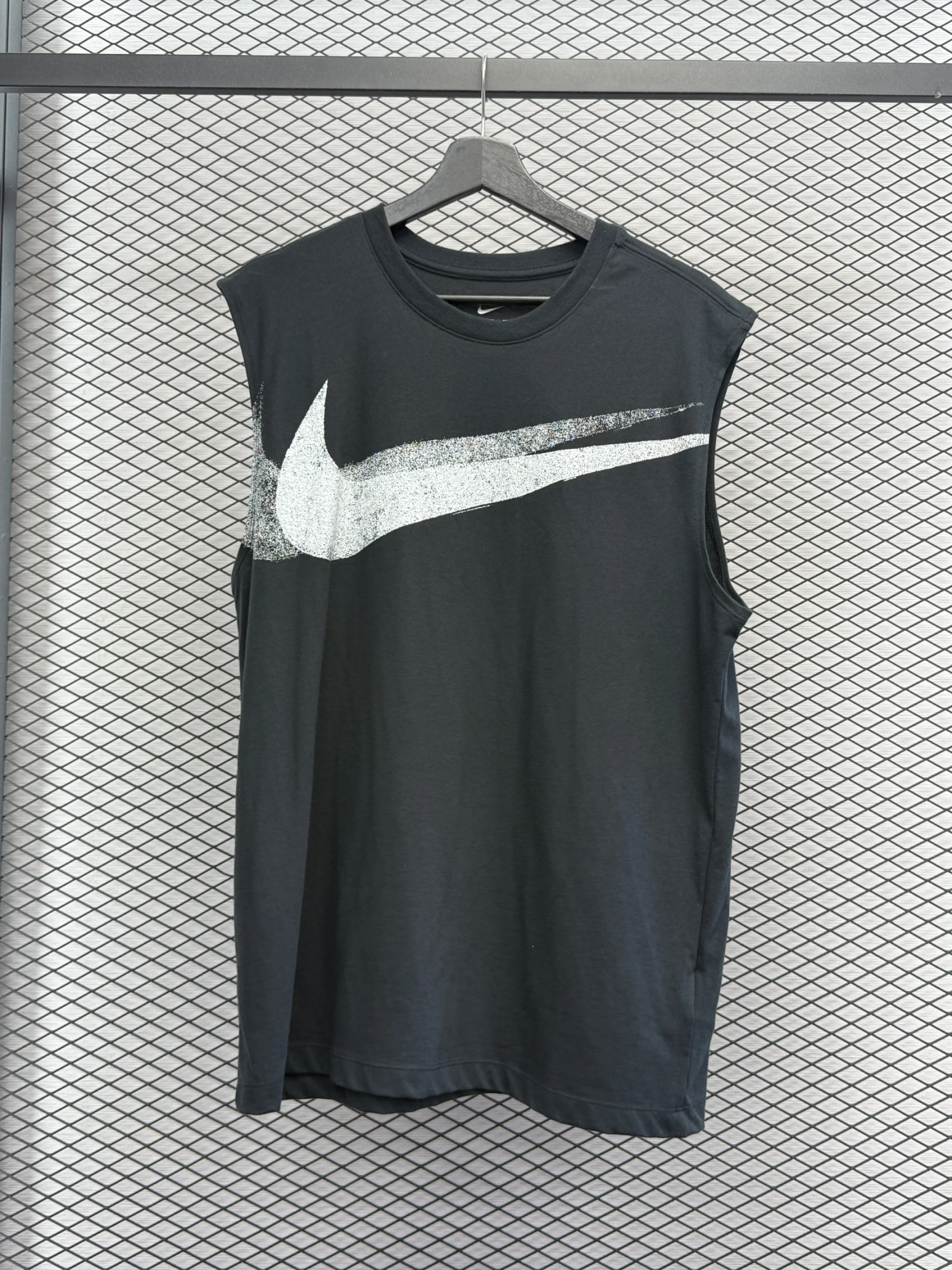Nike Dri-FIT 運動背心 大勾  黑 墨綠