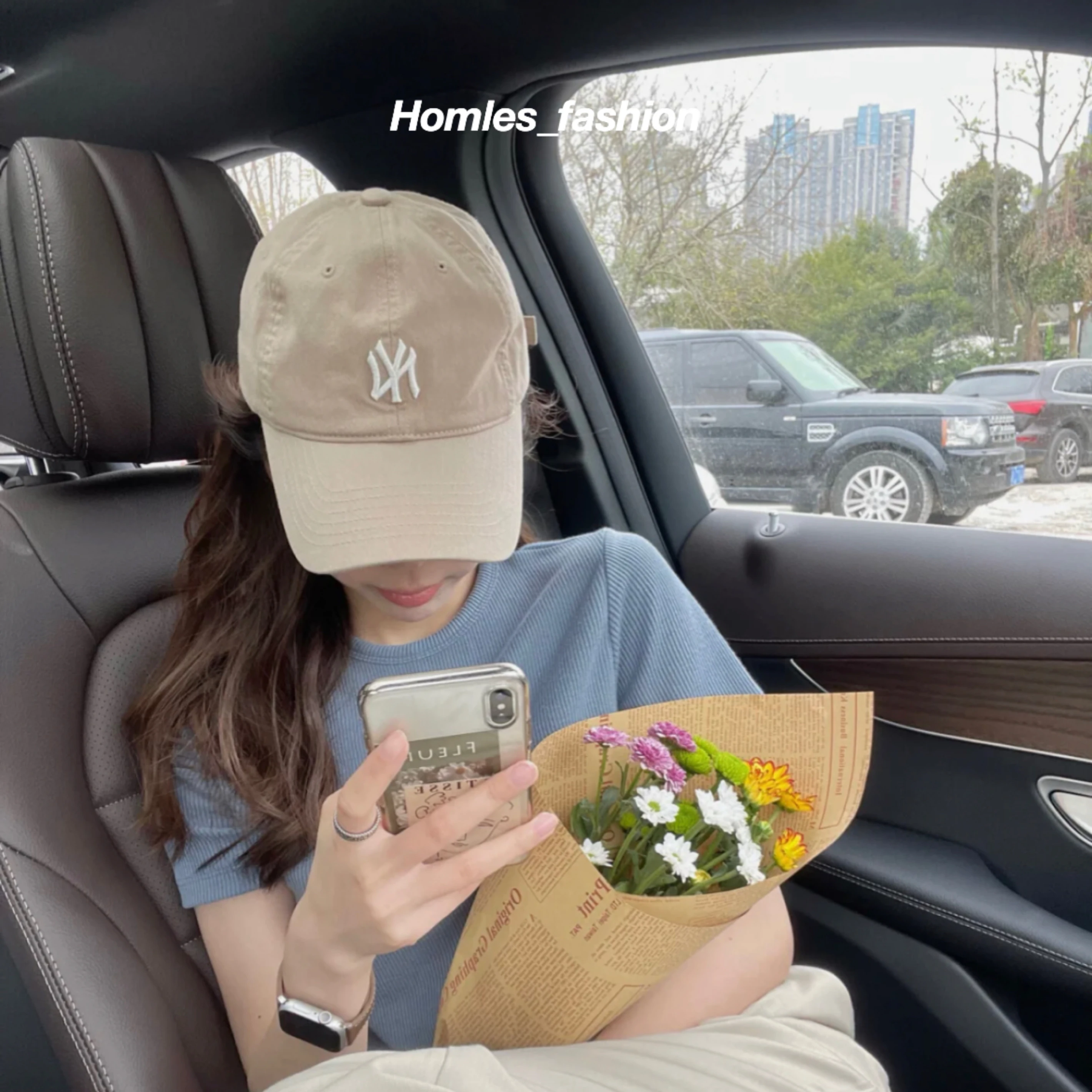 [Holmes]韓國 MLB 老帽 NY LA LOGO CAP 帽子 粉 黑 白