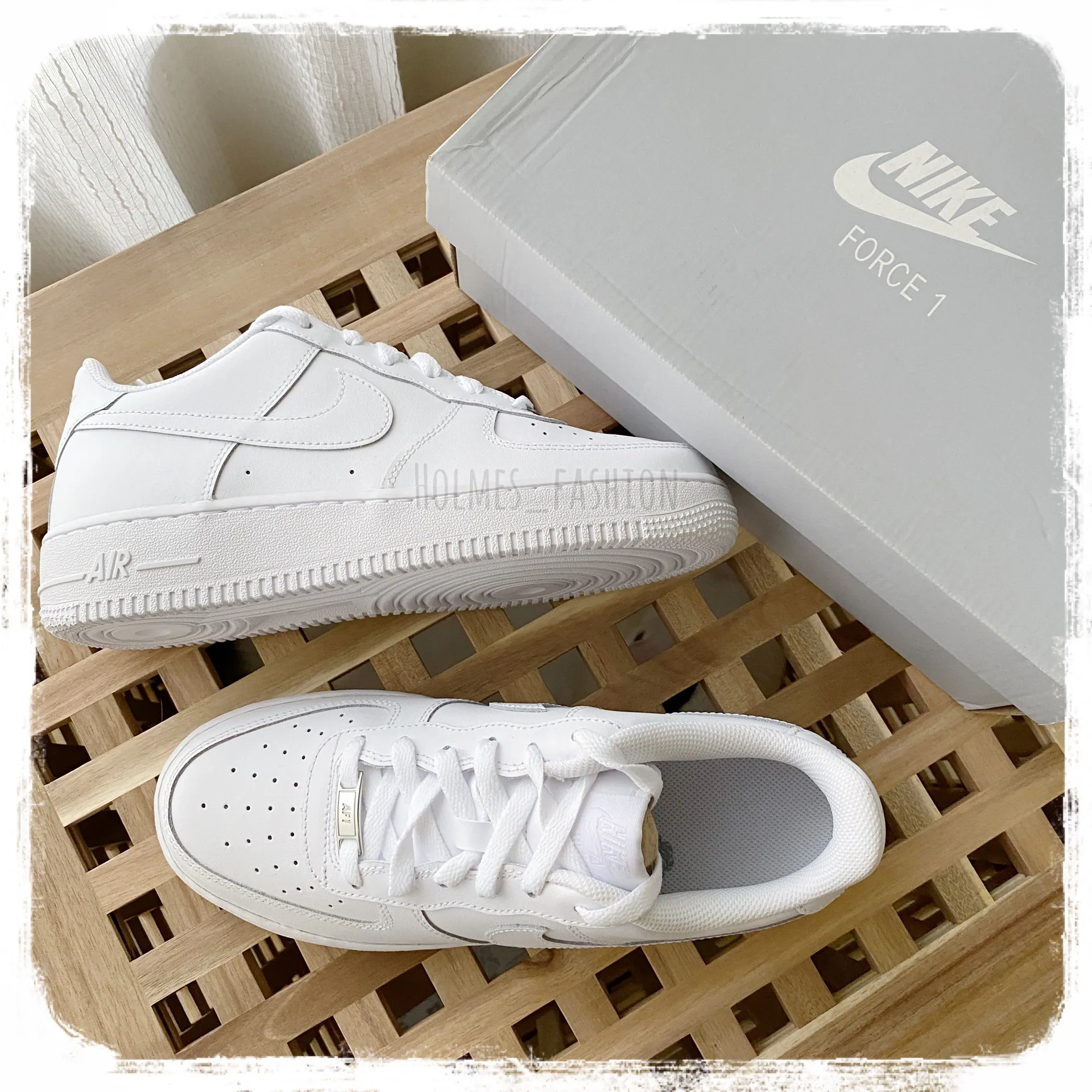 [Holmes] Nike Air Force 1 LOW  全白 AF1 鐵牌 低筒 大童版 運動鞋 DH2920-111 FV5951-111 出清特賣售出不退換