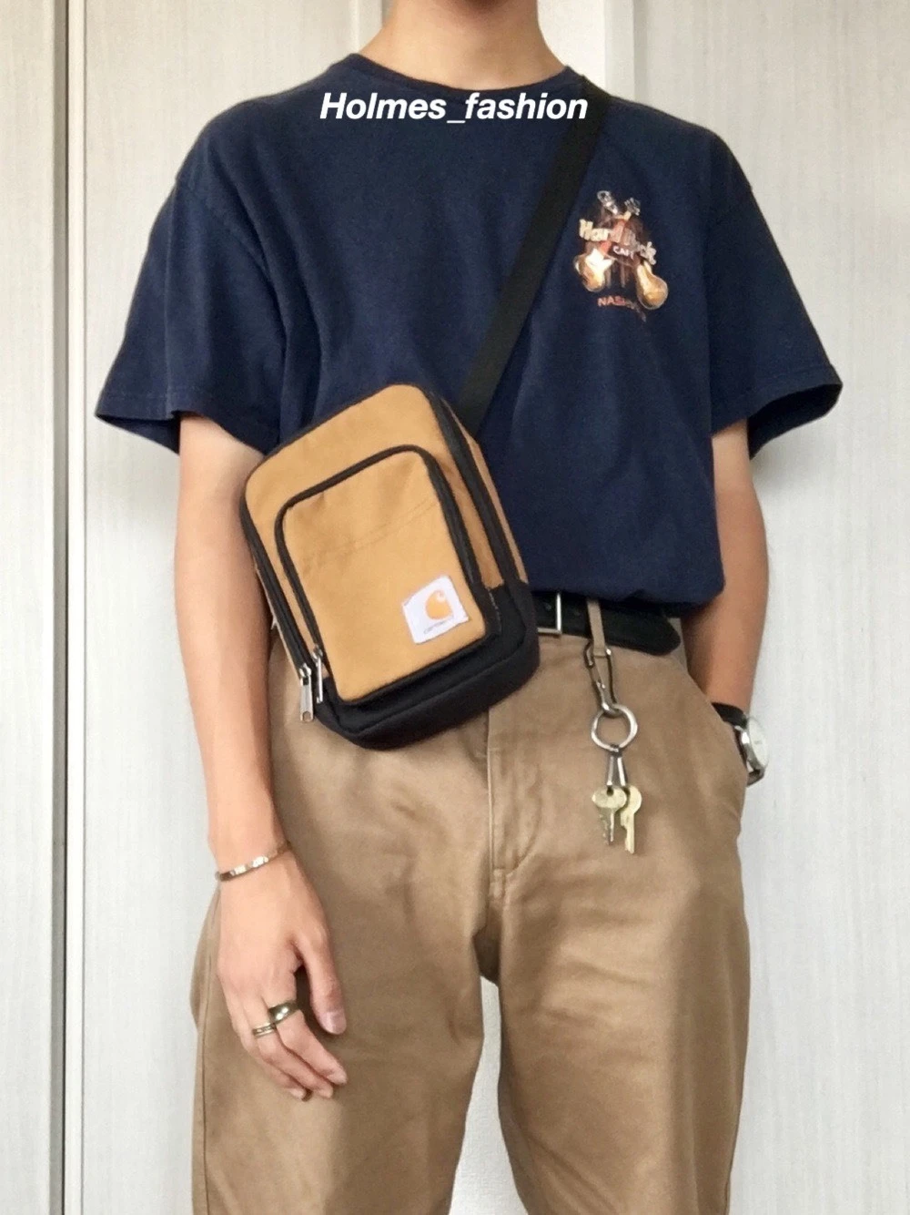 [Holmes]CARHARTT Legacy Cross Body Gear Organizer 卡哈 側背包 小包 卡其 黑 美線 帆布 可調節