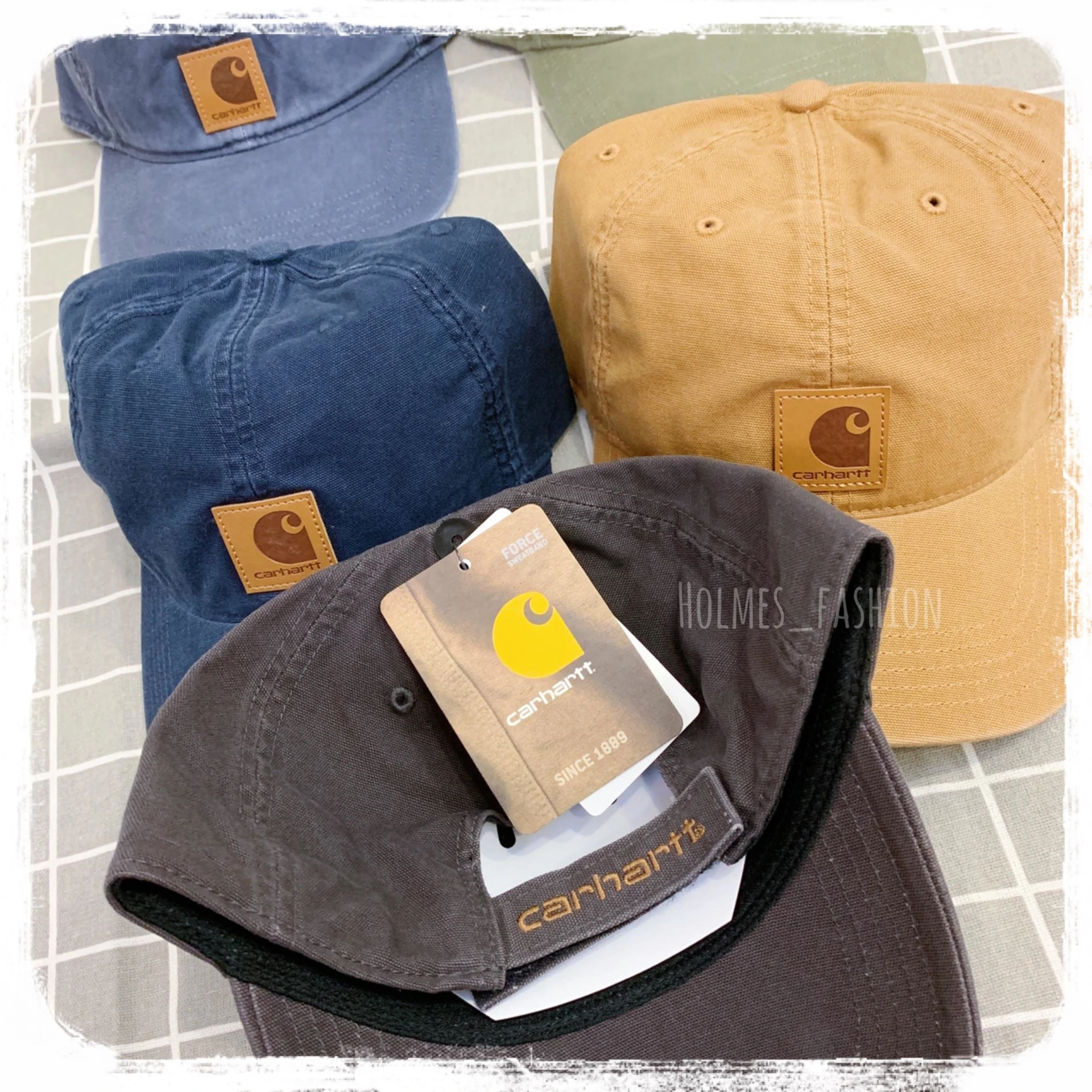 [Holmes]Carhartt 老帽 經典帽 水洗老帽  復古 魔鬼氈 卡哈 刷舊 刺繡 工裝 古著