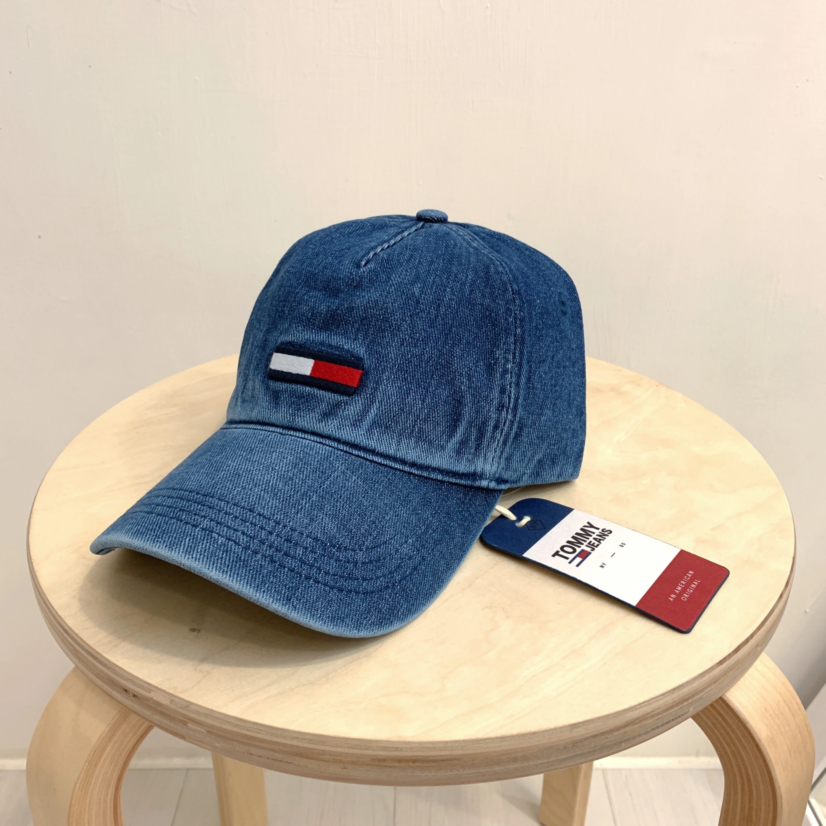 [Holmes]TOMMY HILFIGER 牛仔布 刺繡 老帽