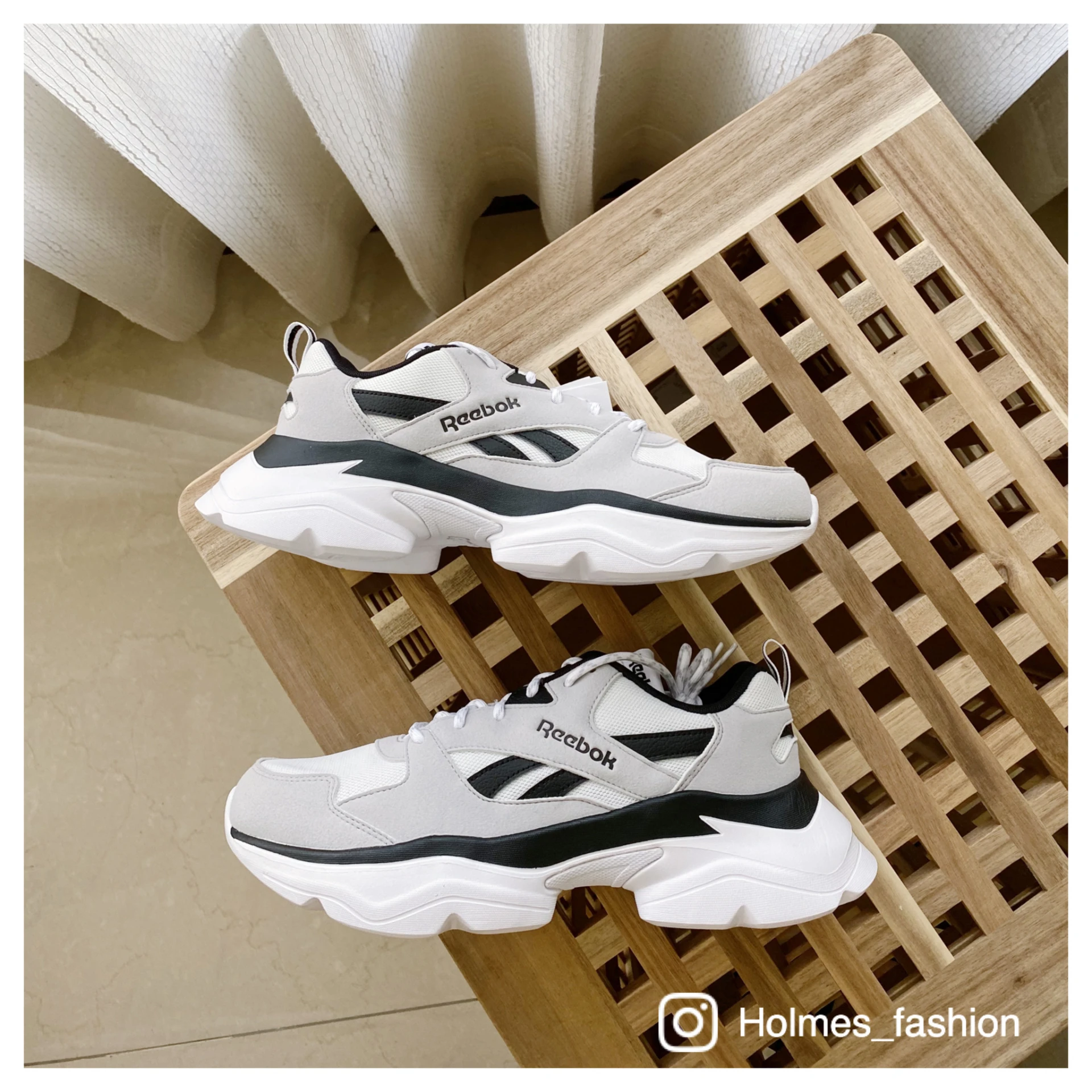[Holmes]REEBOK ROYAL BRIDGE 3.0 DV8338 黑灰 老爹鞋