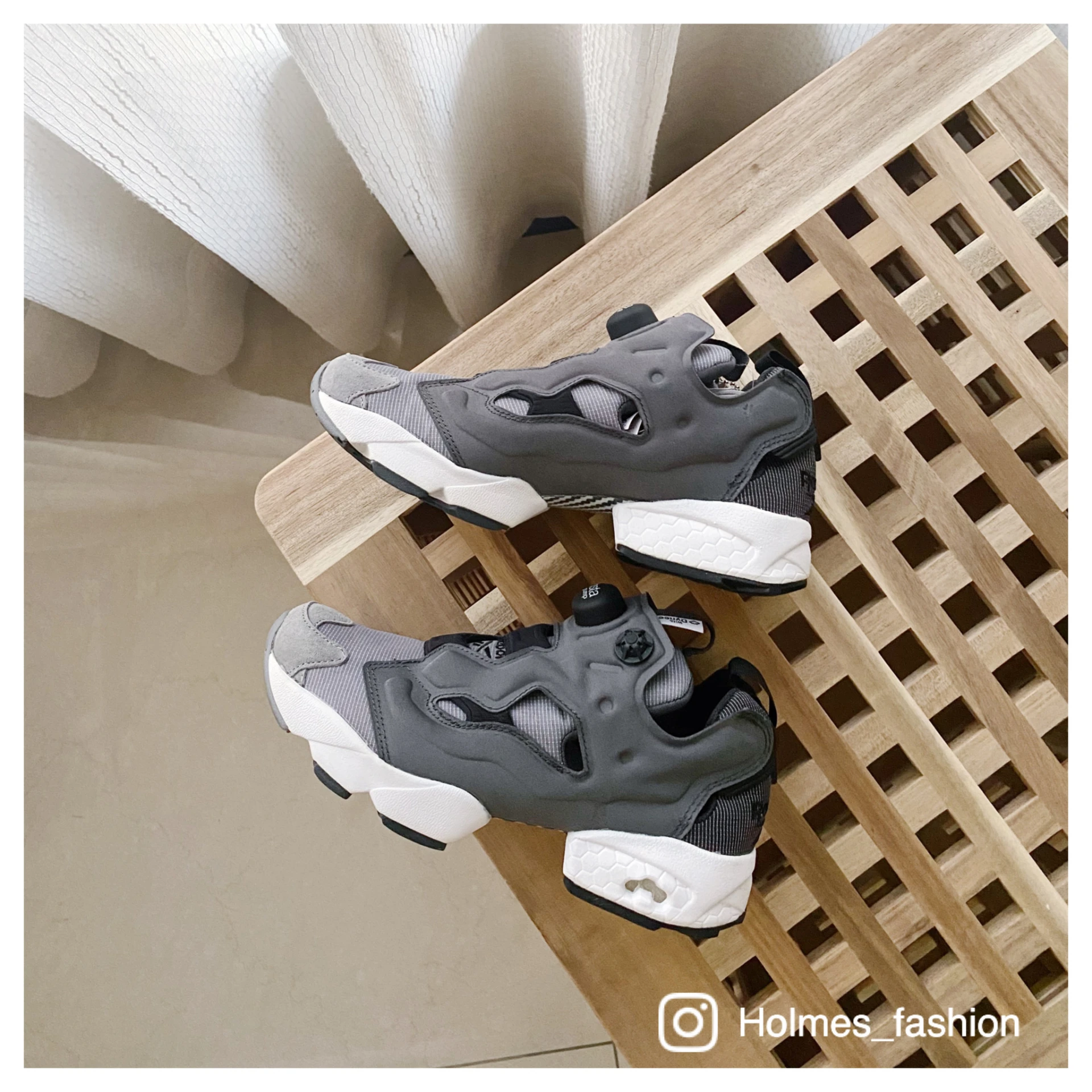 [Holmes]REEBOK PUMP AR0625 黑灰