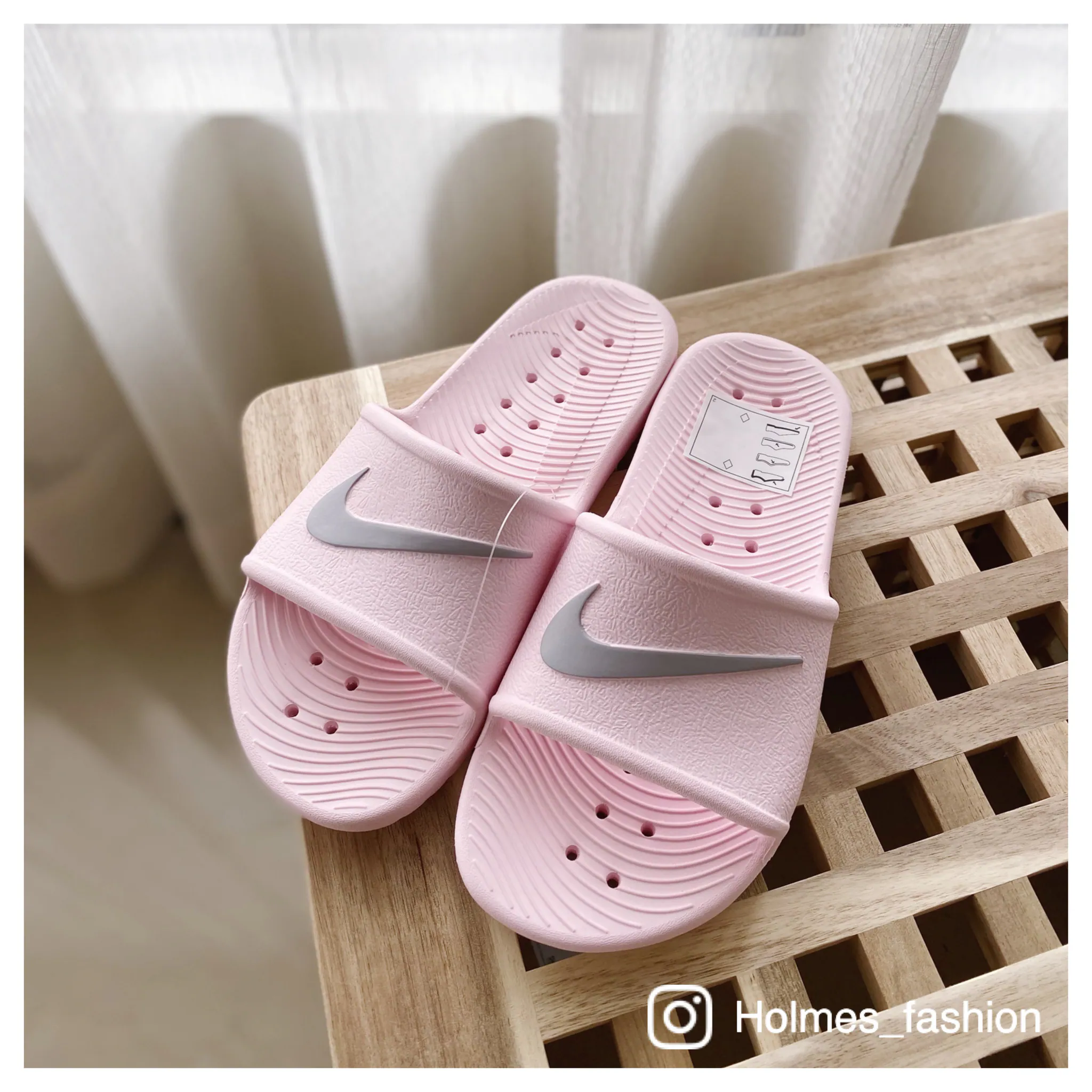 [Holmes]NIKE KAWA SHOWER 防水拖鞋 粉832655-601