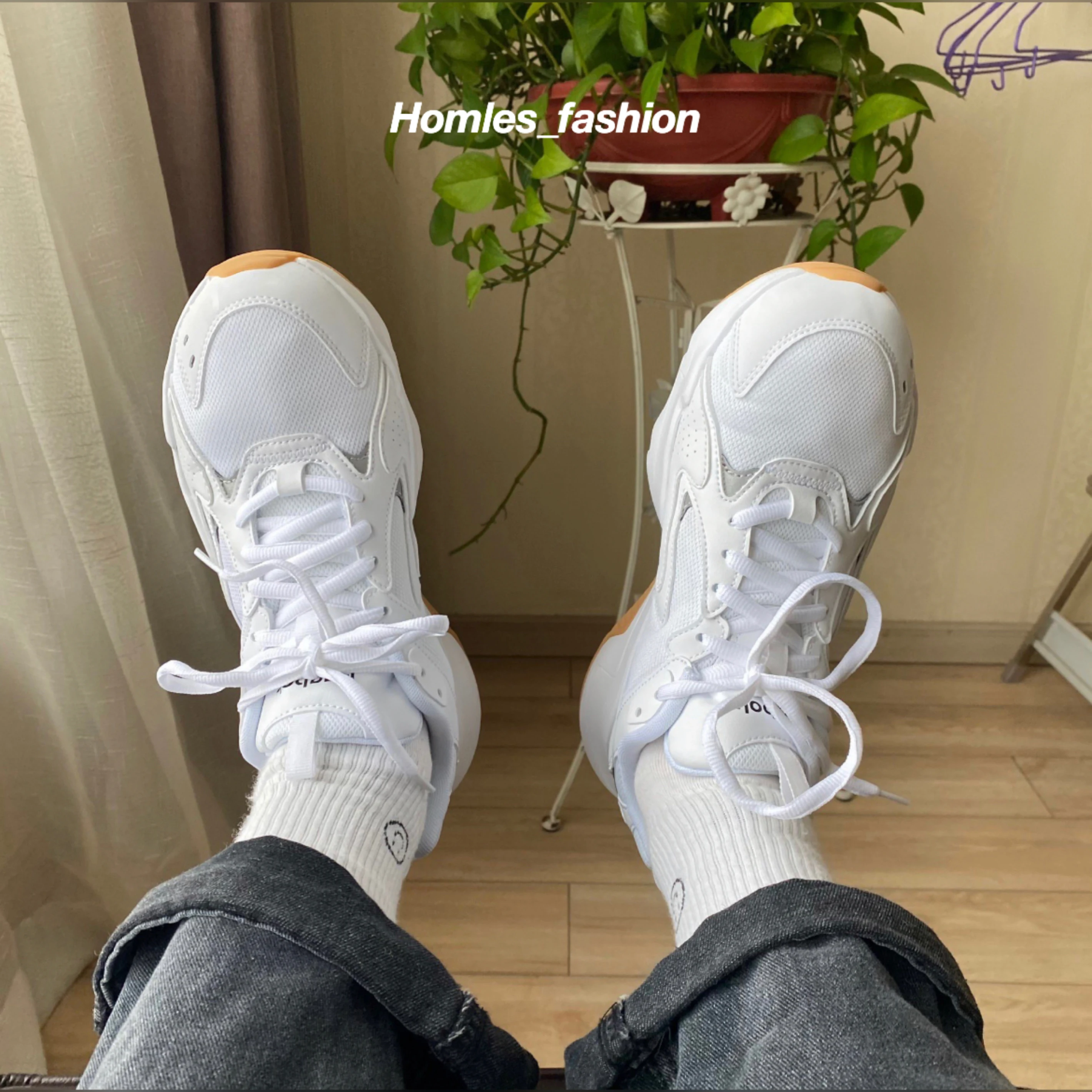 [Holmes]REEBOK ROYAL TURBO IMPULSE SHOES Eh3463 白焦糖底