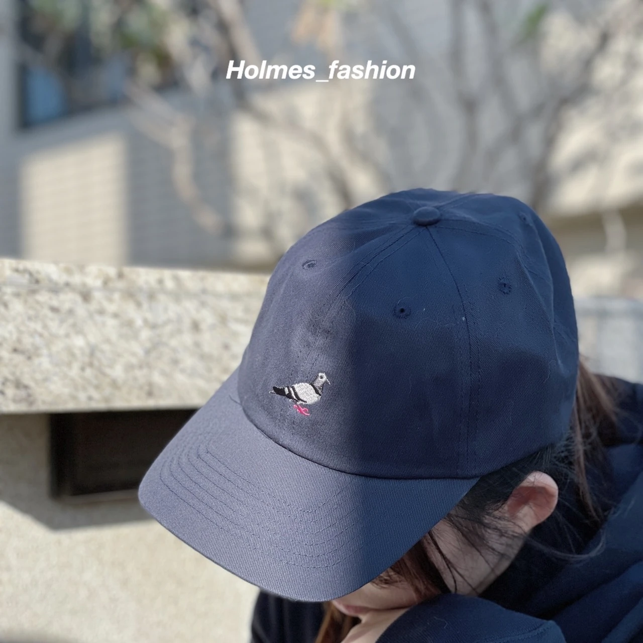 [Holmes]美牌 Staple Twill Cap 鴿子 刺繡 老帽 黑色 深藍色 嘻哈 熱狗著用