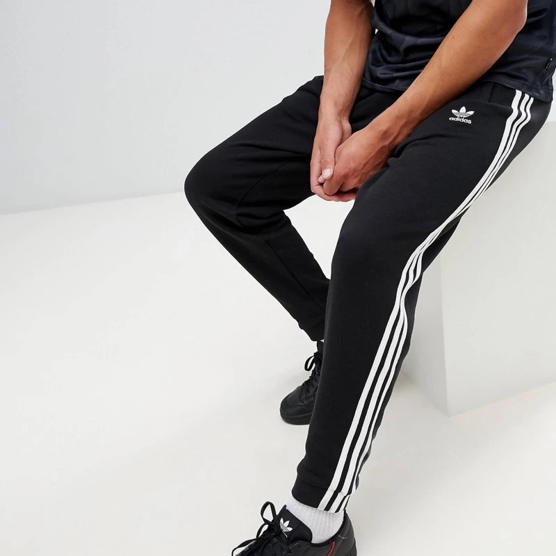 [Holmes]ADIDAS Originals Skinny 三葉草 三線 縮口 窄版 棉褲 長褲 SIZE XS CW2981