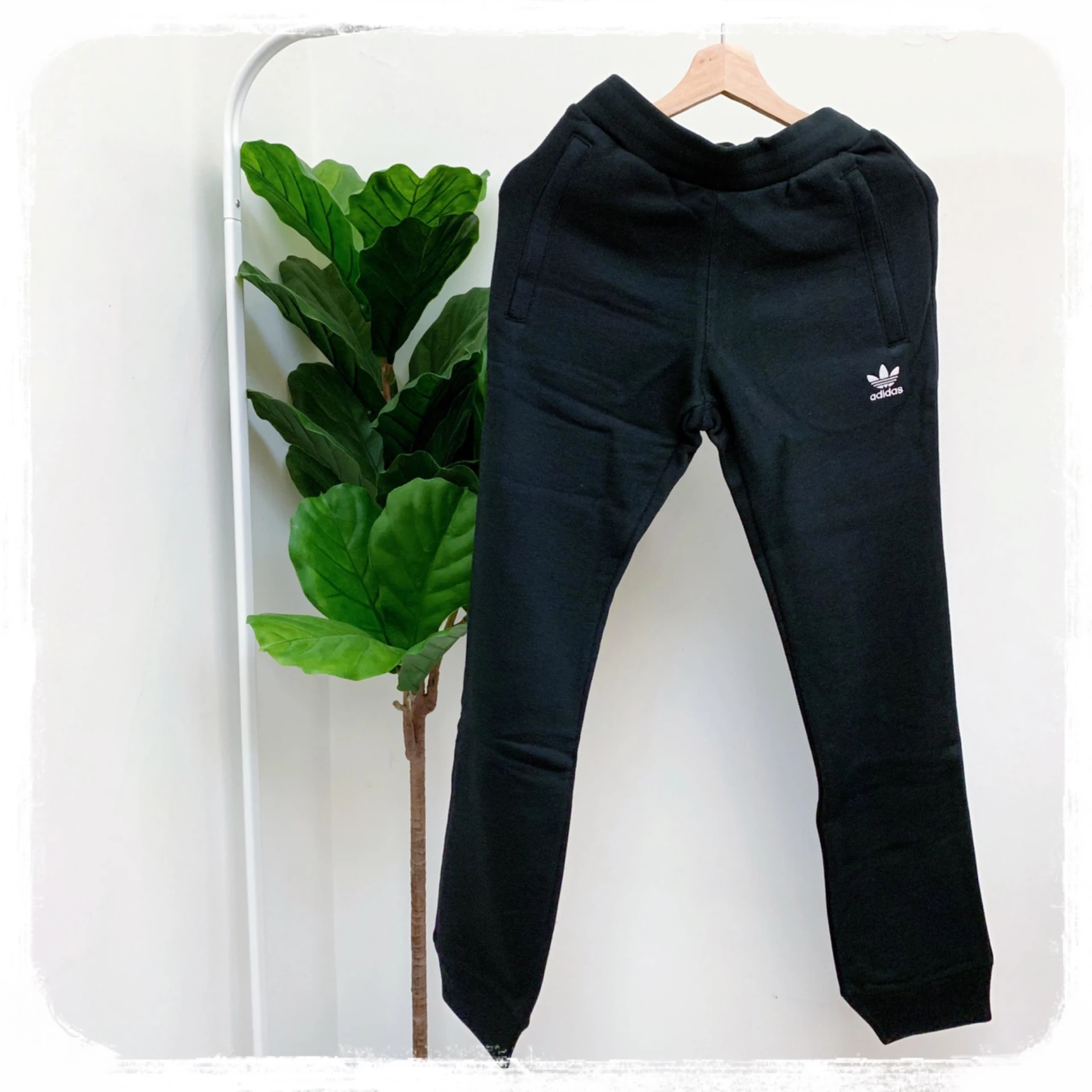 [Holmes]ADIDAS Originals Trefoil PANTS 三葉草 刺繡小標 棉褲 長褲 DV1574