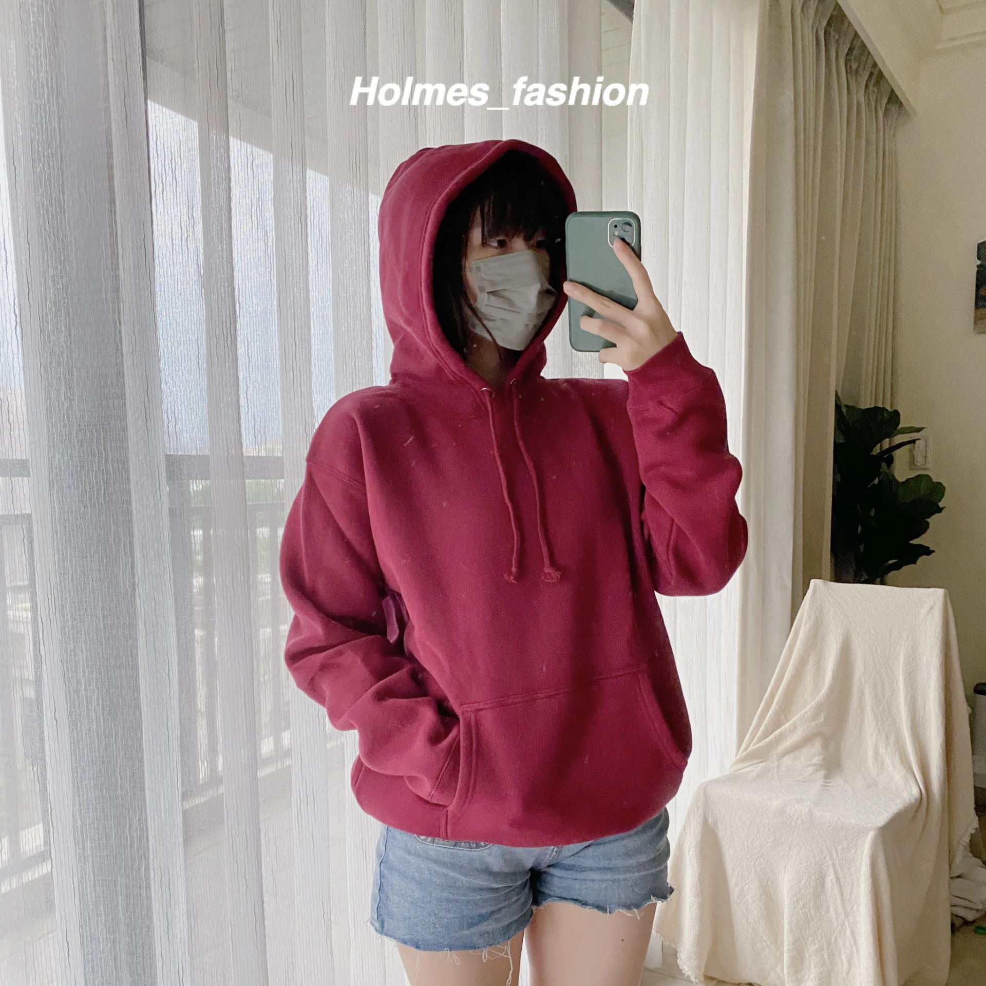 [Holmes]UNITED ATHLE 10.0oz UA 素面連帽衛衣(內刷毛)(現貨+預購)