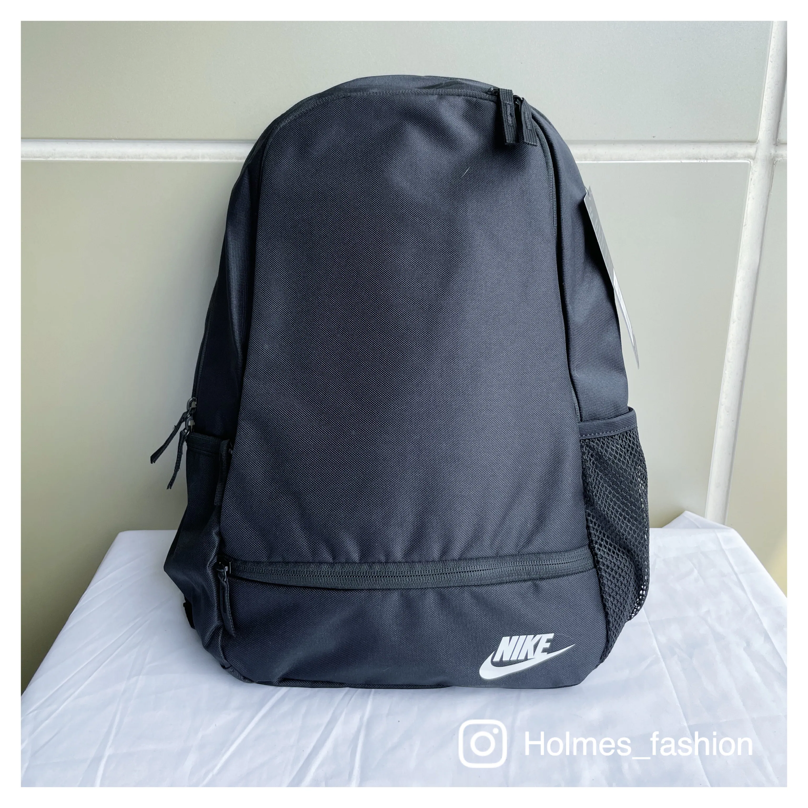 [Holmes] NIKE NORTH SOLID BACKPACK 經典LOGO黑色 後背包 BA5274-010