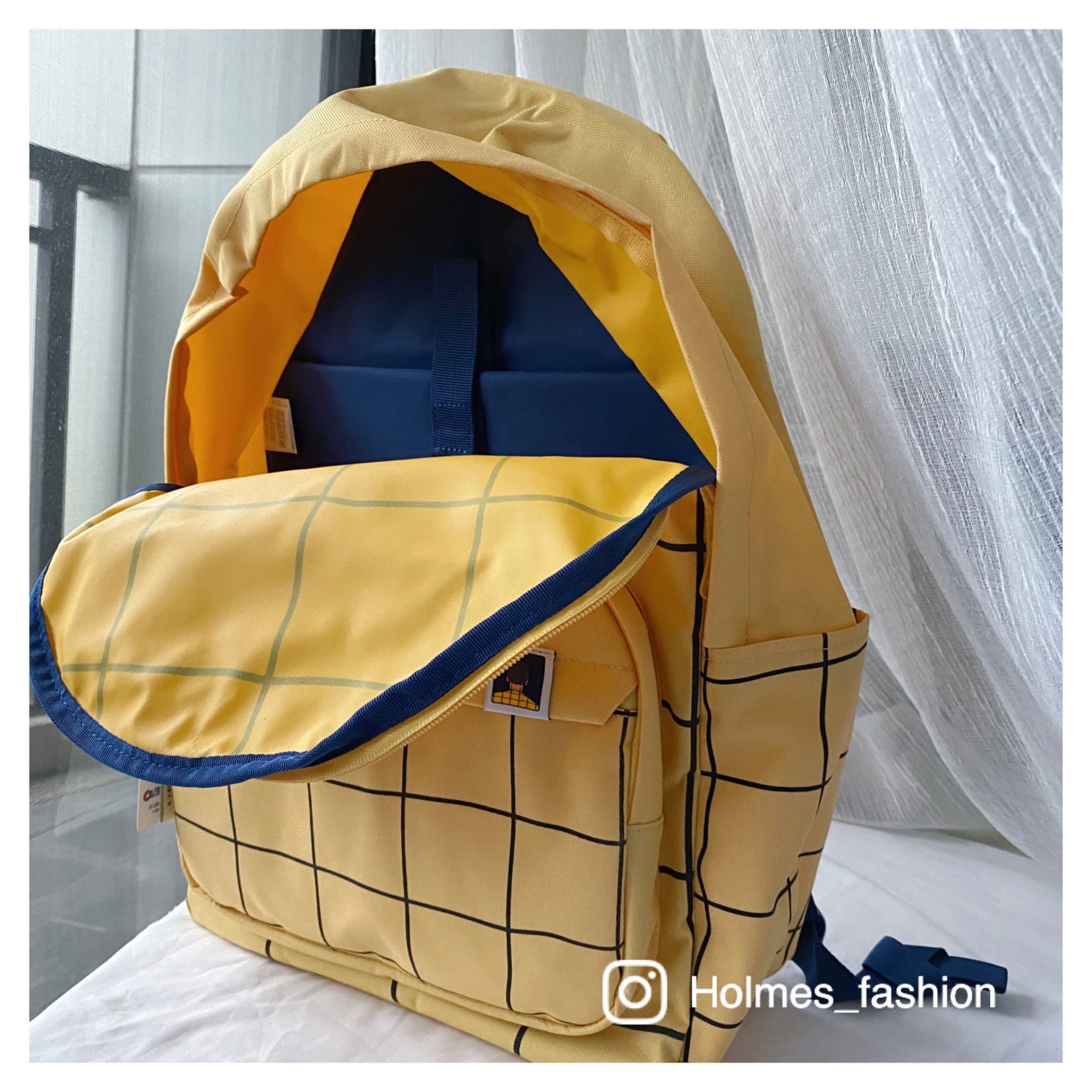 [Holmes]SPAO x 蠟筆小新 三層拉鍊 後背包 園長