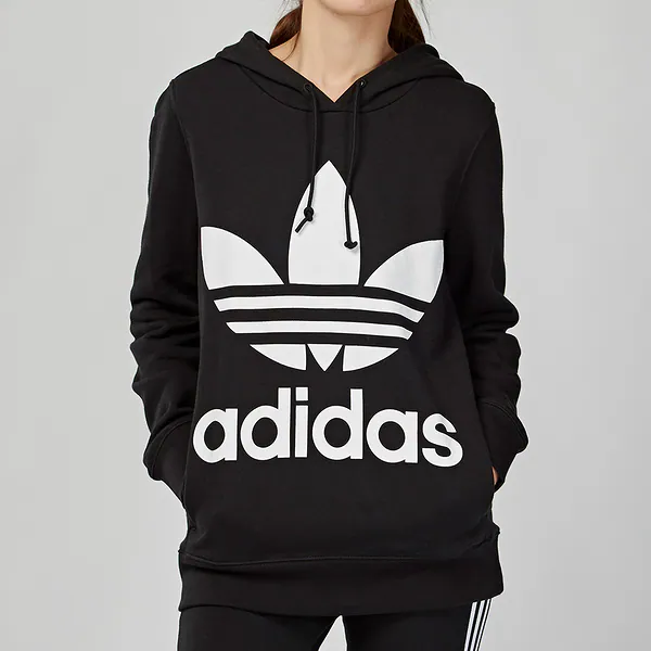 [Holmes]ADIDAS TREFOIL HOODIE 三葉草 女裝 長袖 連帽 帽TEE 連帽衛衣 帽T CE2408