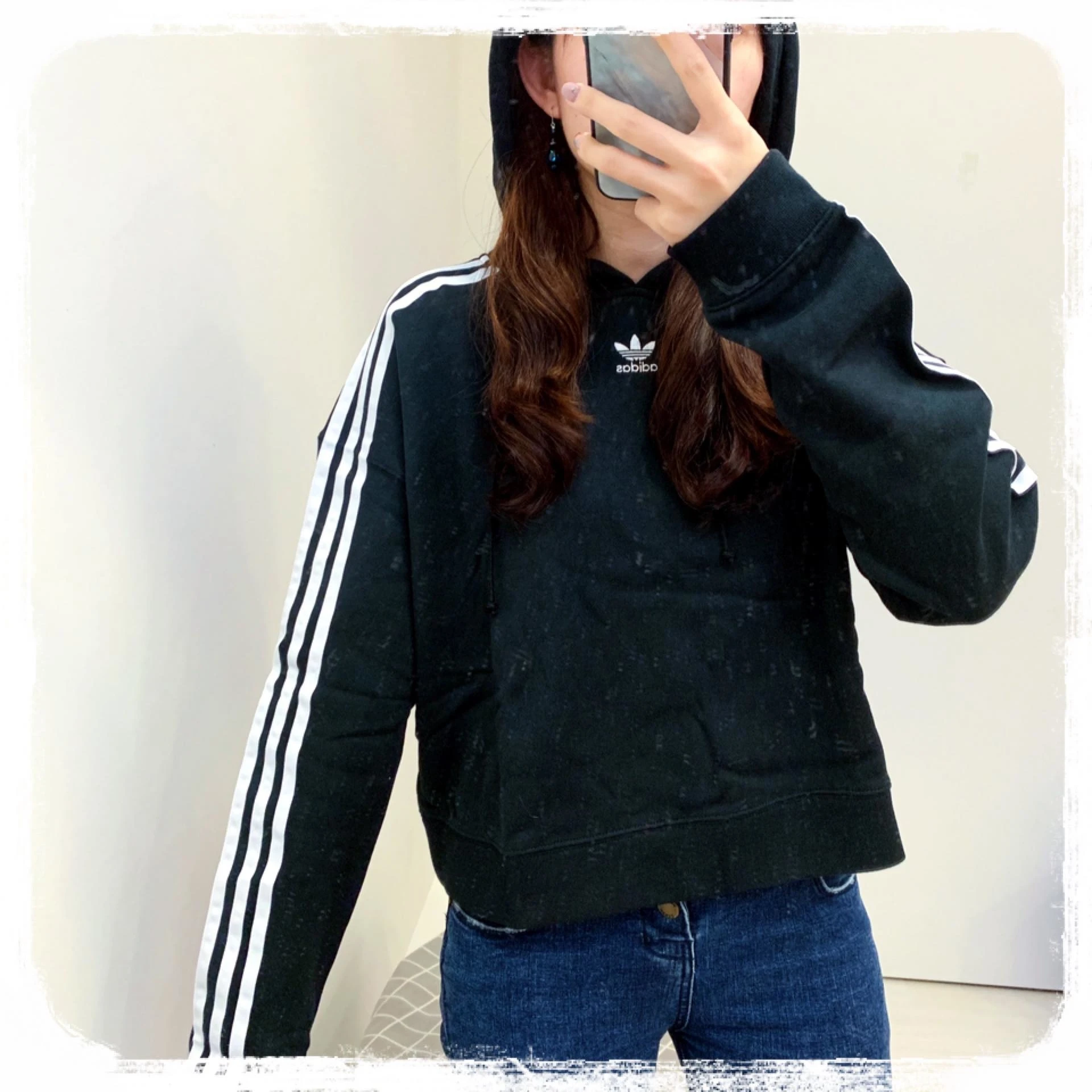 [Holmes]ADIDAS 三葉草刺繡小標短版帽踢  CY4766