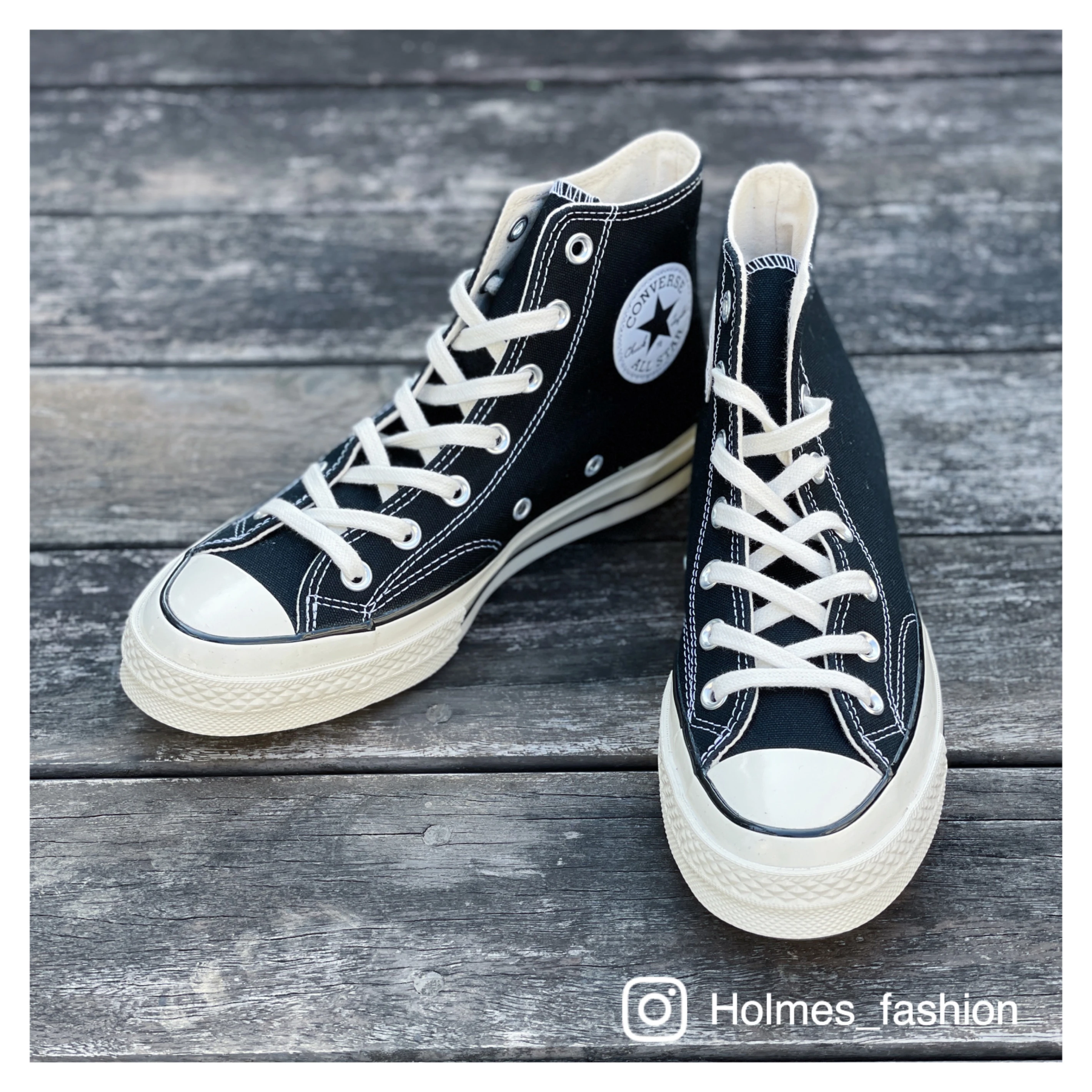 [Holmes] CONVERSE 1970 黑白高筒 帆布鞋 162050C