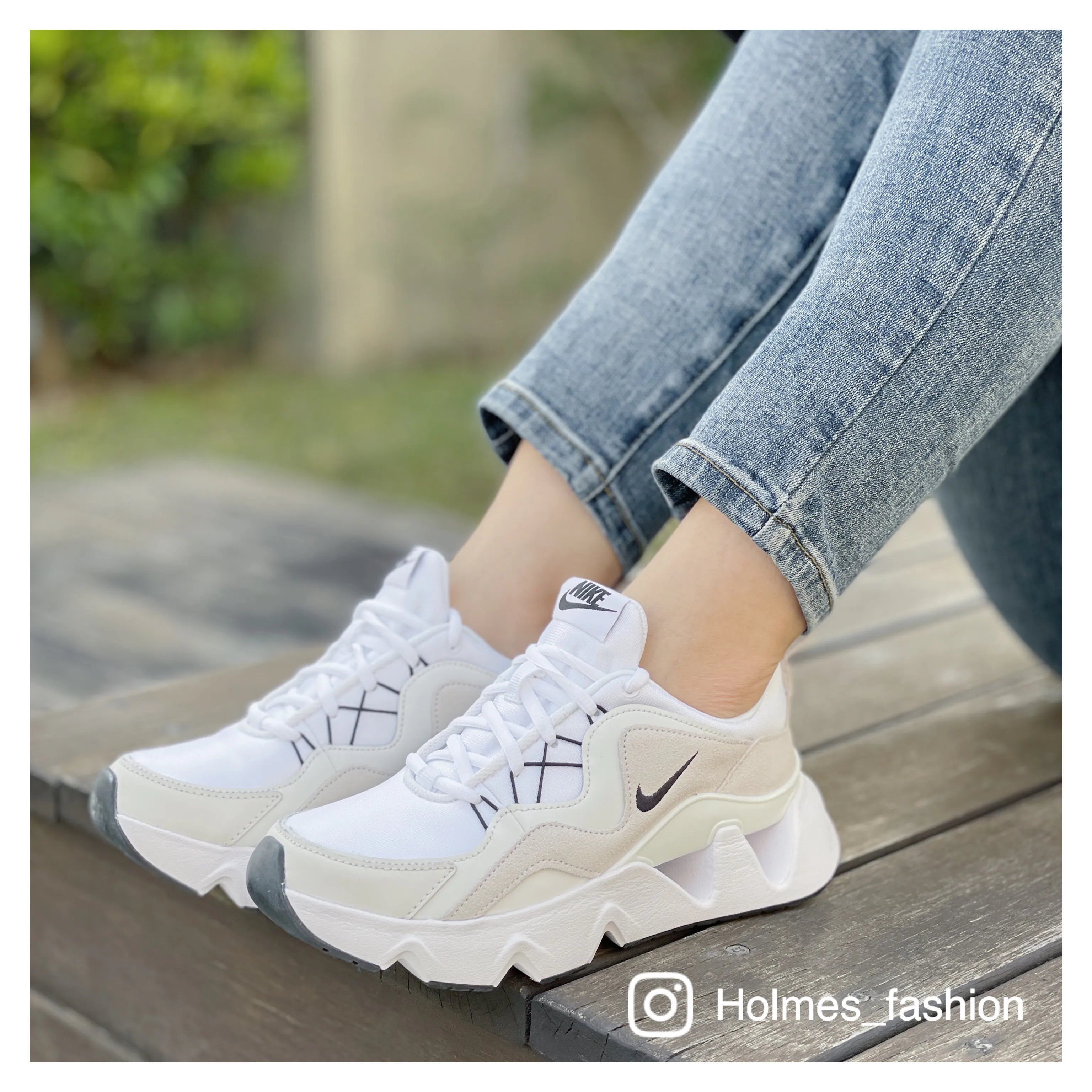[Holmes]NIKE RYZ 365 米白 白黑 孫芸芸  老爹鞋 厚底  BQ4153 100
