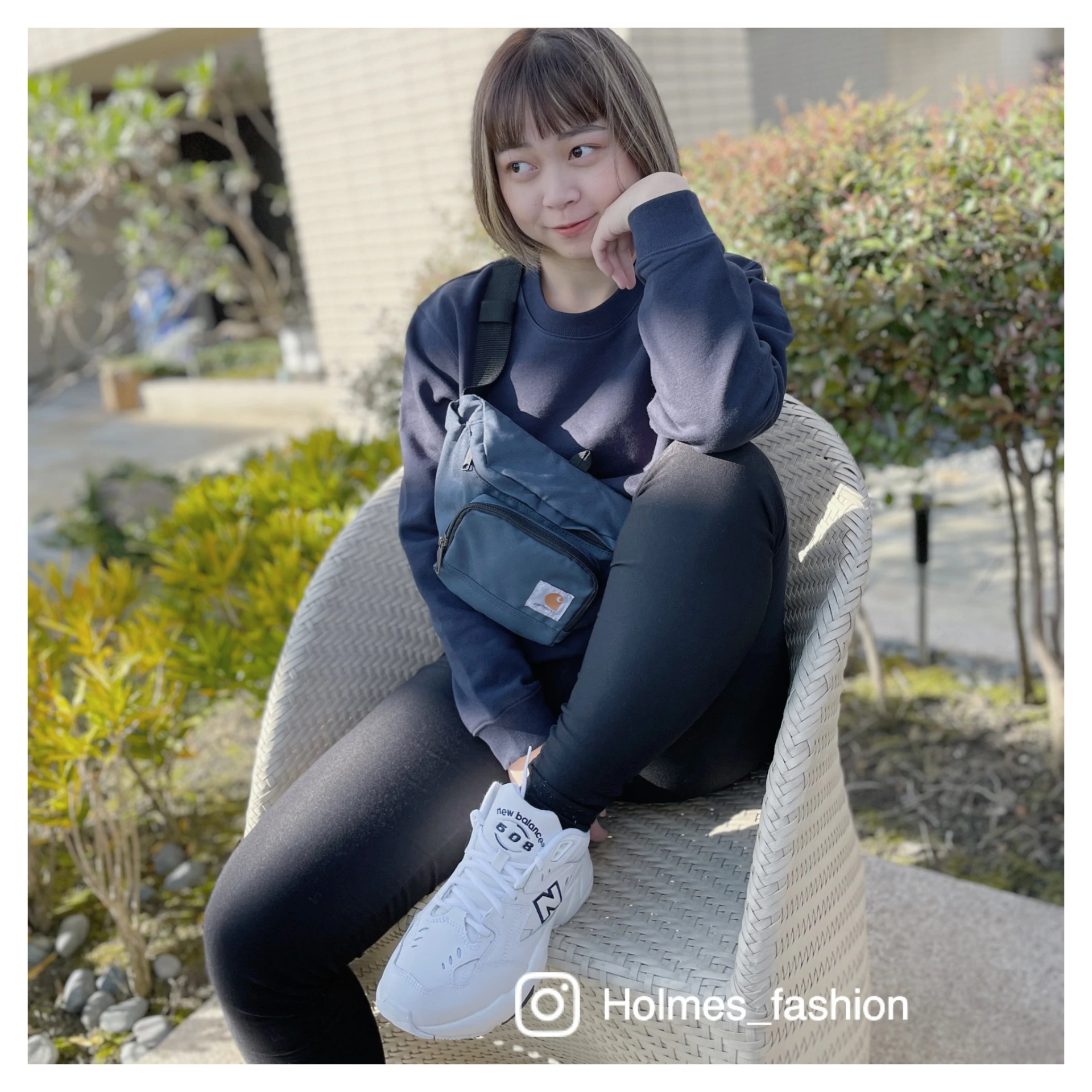 [Holmes]CARHARTT Waist Pack 雙隔層 腰包 黑色 B205043