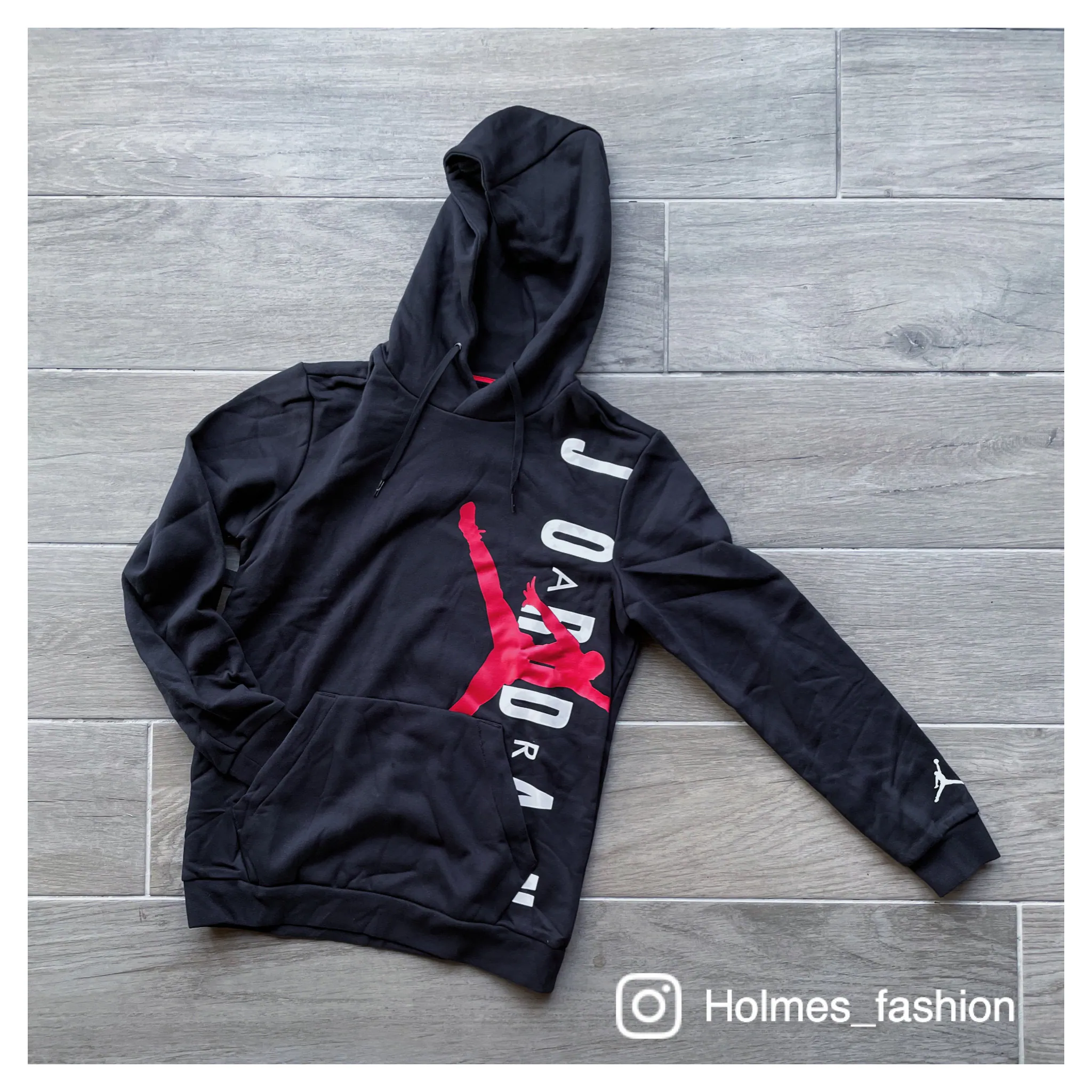 [Holmes]NIKE JORDAN HOODIE 刷毛 帽踢 黑色 連帽衛衣 CD5871-010