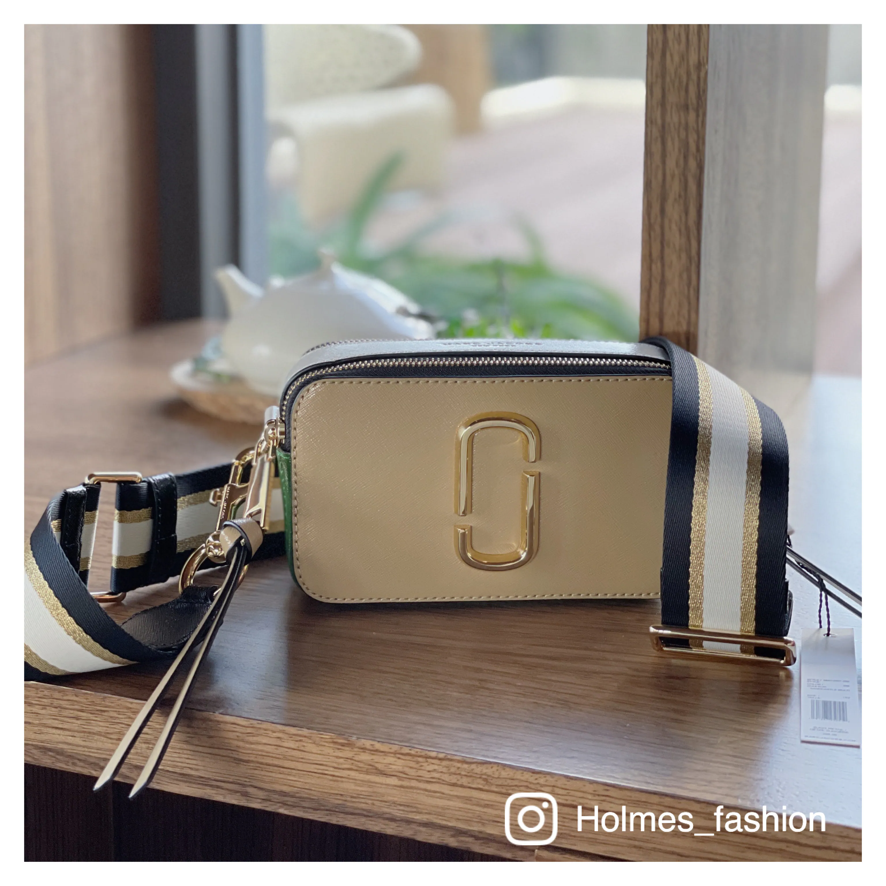 [Holmes]MARC JACOBS 相機包 防刮 MJ相機包 卡其綠