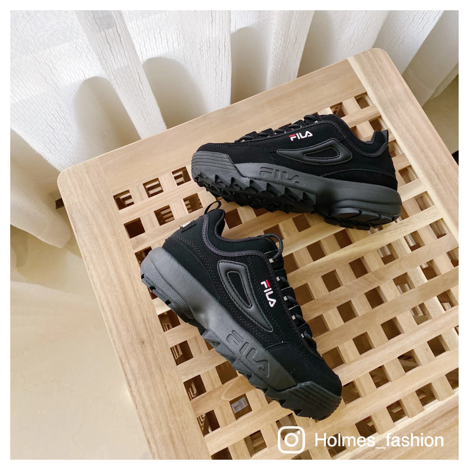 [Holmes]FILA disruptor 2 鋸齒老爹鞋 全黑