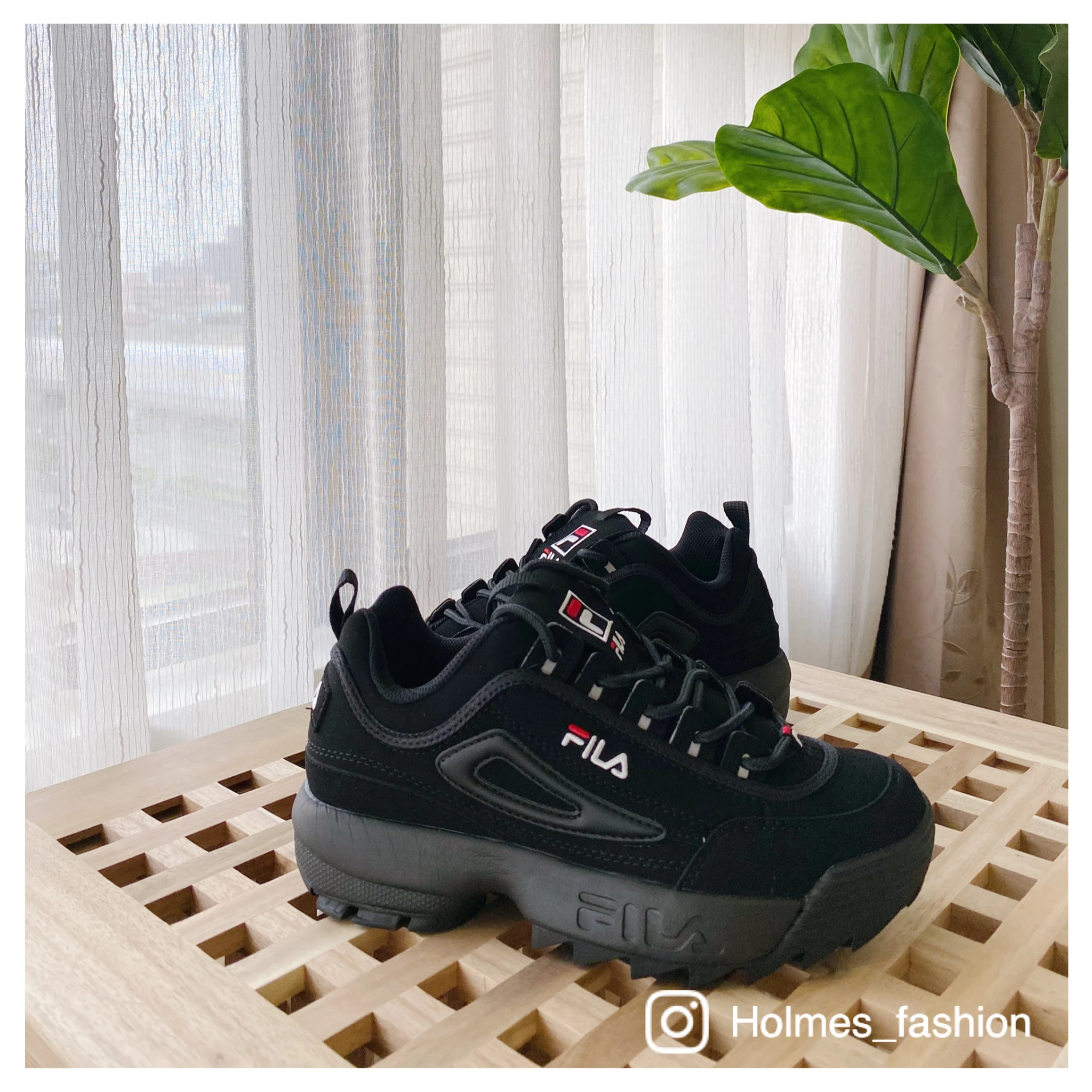 [Holmes]FILA disruptor 2 鋸齒老爹鞋 全黑