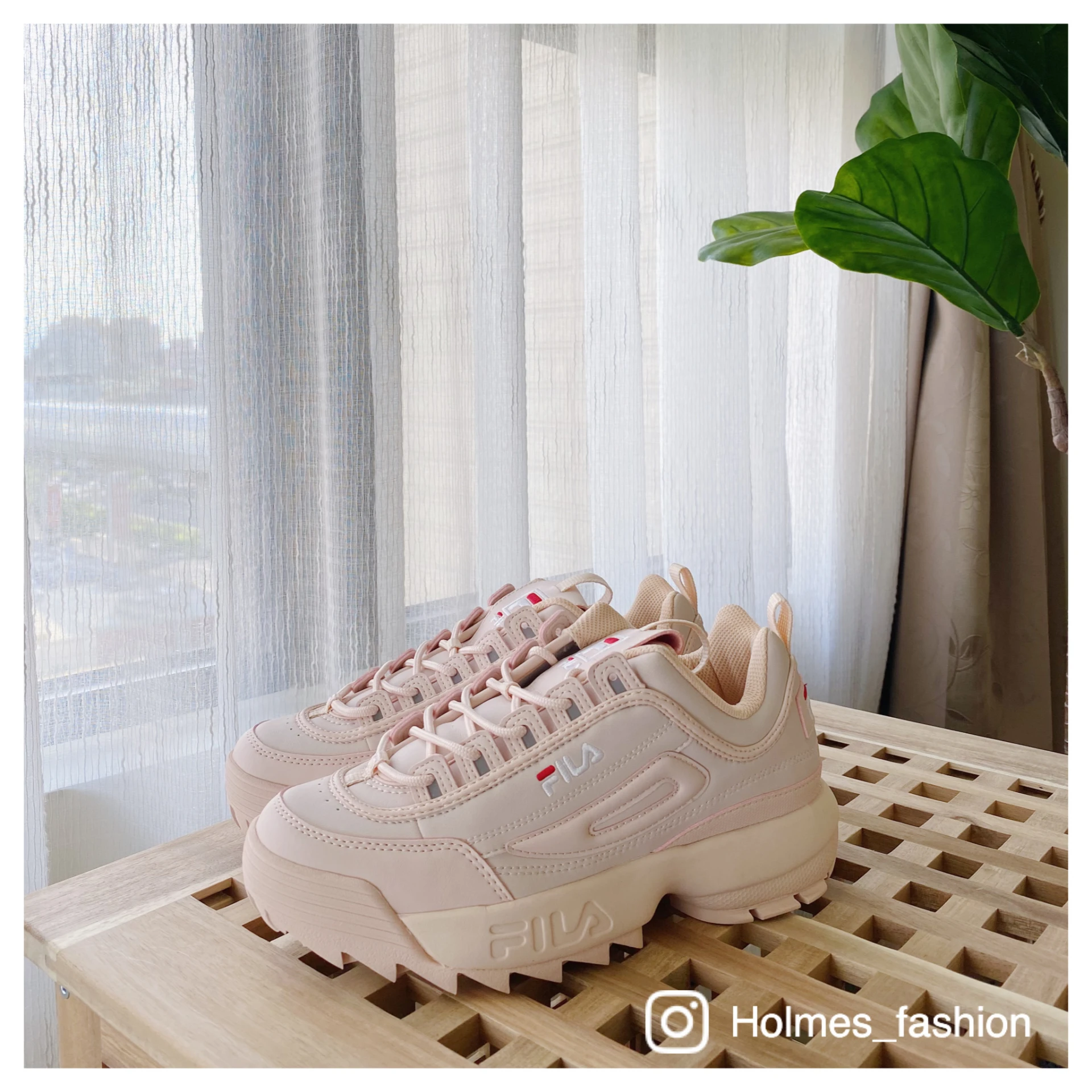 [Holmes]FILA disruptor 2 鋸齒老爹鞋FS1HTA1075X EPK 粉色
