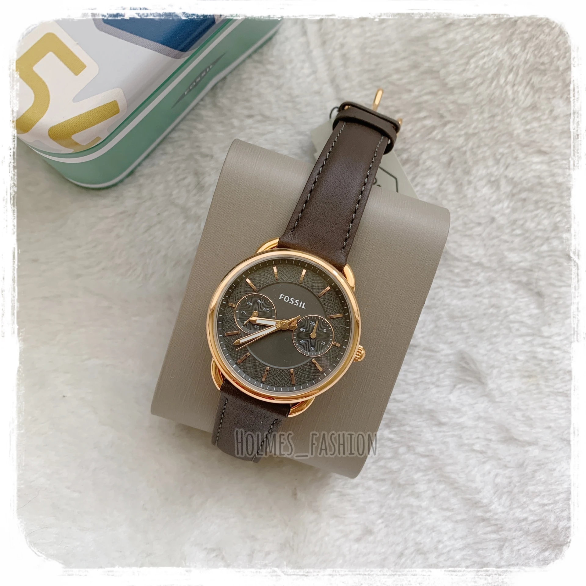 [Holmes]FOSSIL 手錶 ES3913 女錶 咖啡金 36mm