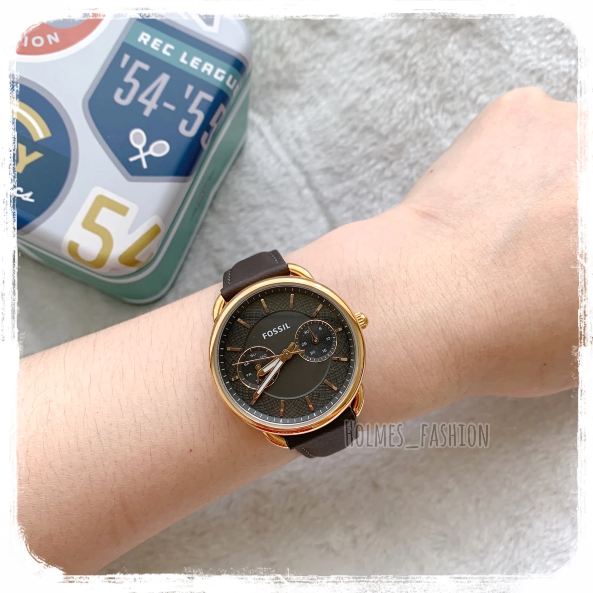 [Holmes]FOSSIL 手錶 ES3913 女錶 咖啡金 36mm