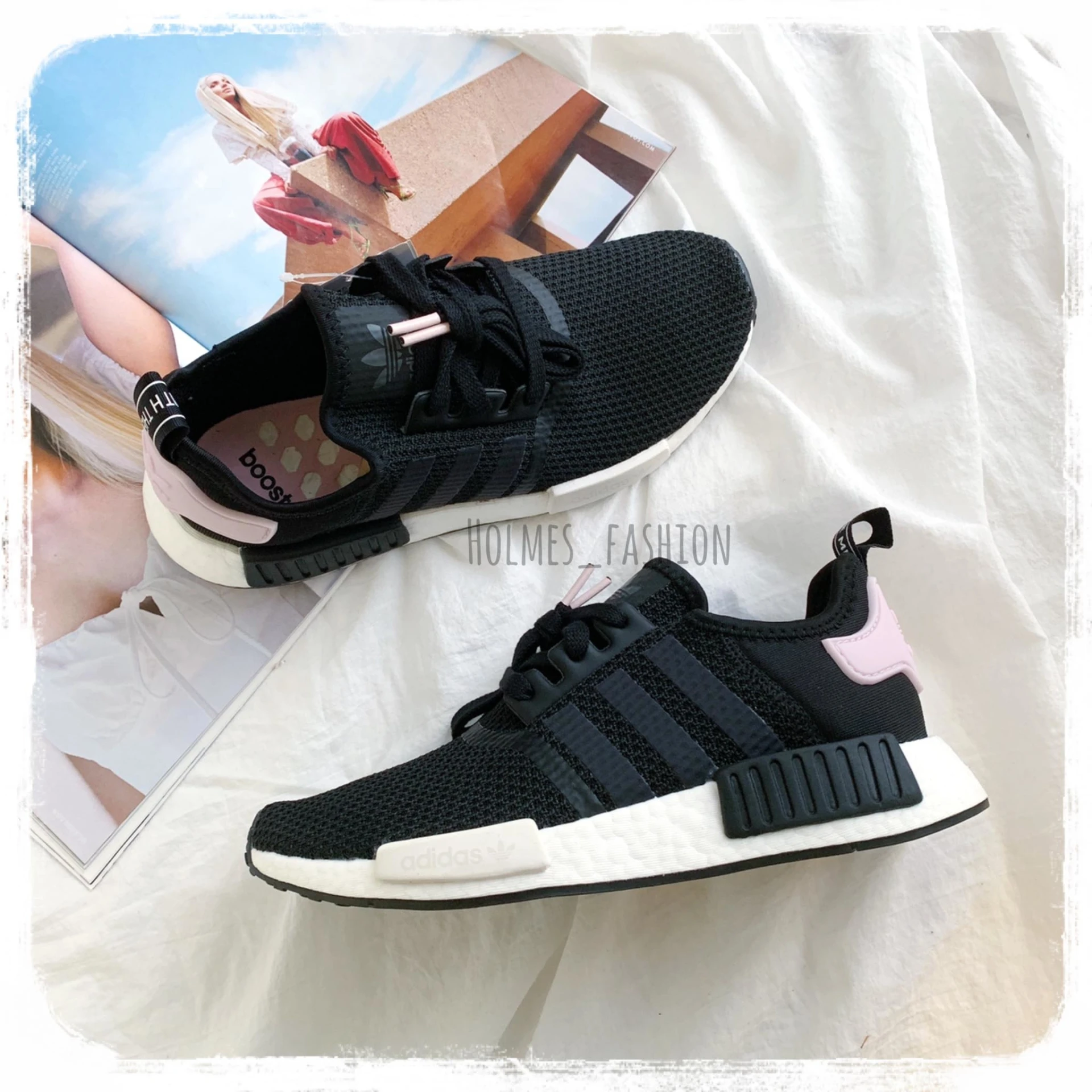 ADIDAS NMD_R1 w 黑粉色 B27649