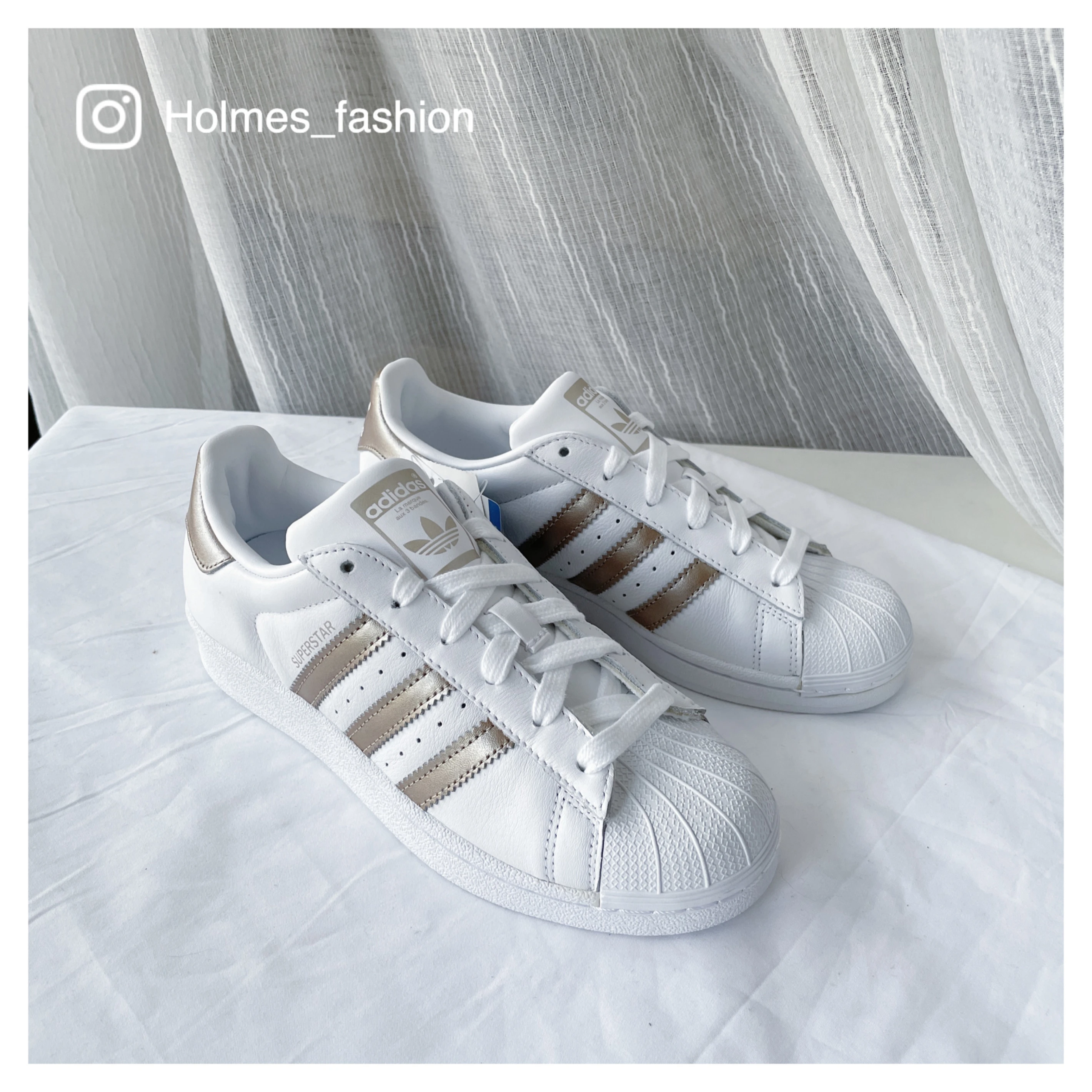 [Holmes]Adidas superstar 貝殼頭 香檳金 玫瑰金 CG5463