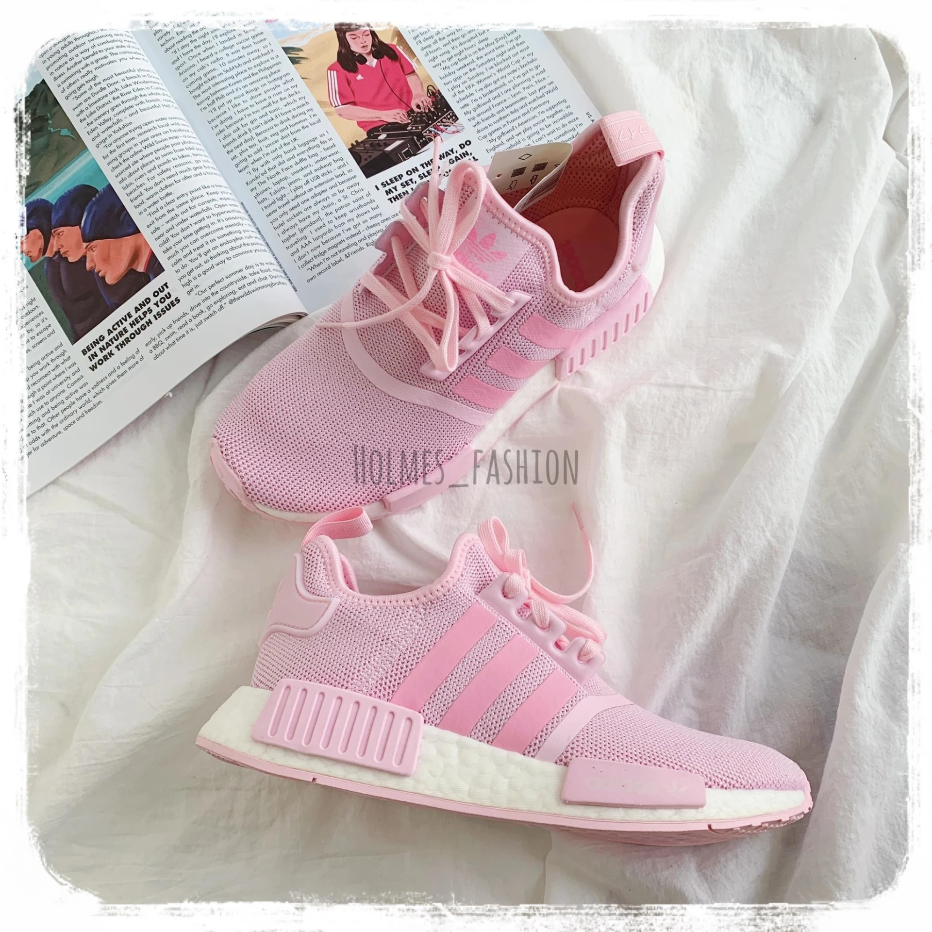 ADIDAS NMD_R1 J 粉色  G27687
