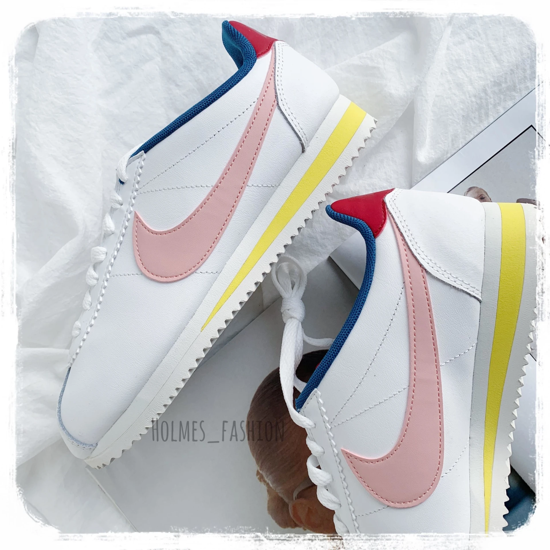 NIKE CLASSIC CORTEZ LEATHER 阿甘鞋 土耳其藍 伊莉莎白粉 807471 114