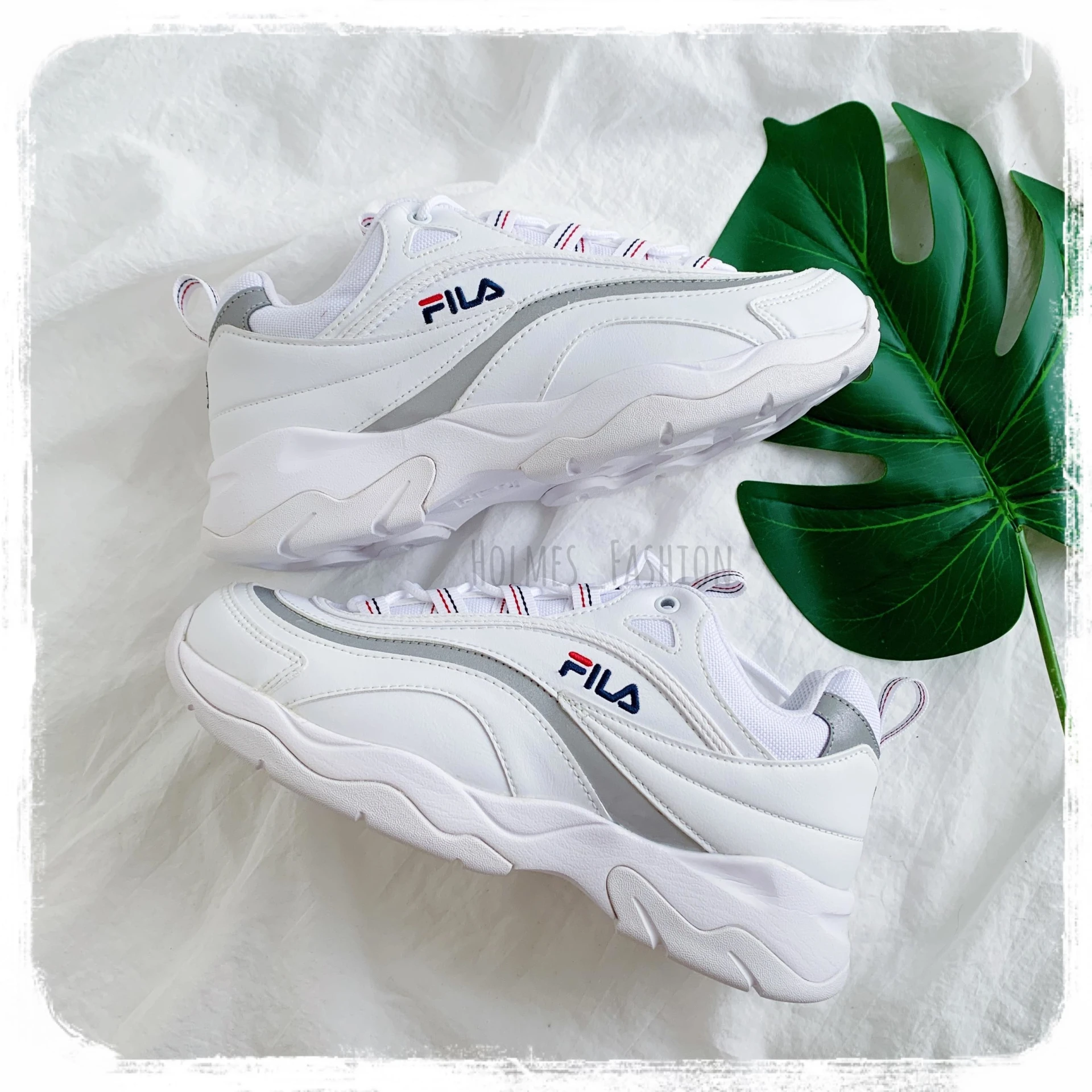 [Holmes]FILA RAY FS1S1A1165X WWT 白銀 厚底 增高 老爹鞋 金裕貞
