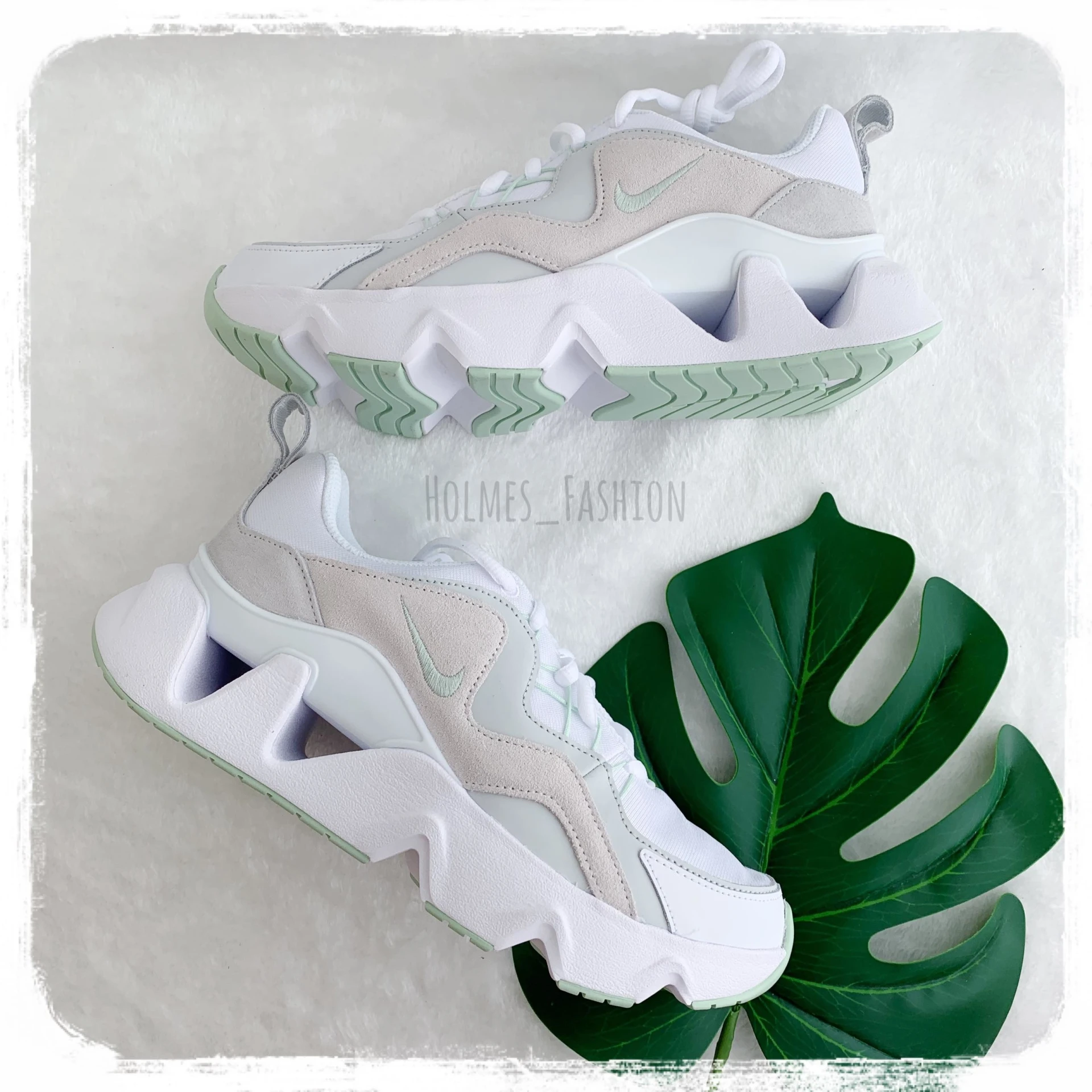 [Holmes]NIKE RYZ 365 蘋果綠 孫芸芸 老爹鞋 厚底