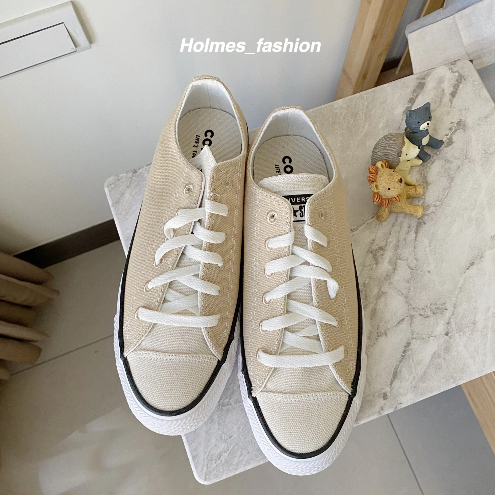 [Holmes]CONVERSE CHUCK TAYLOR ALL STAR RENEW 卡其拼接 167646C