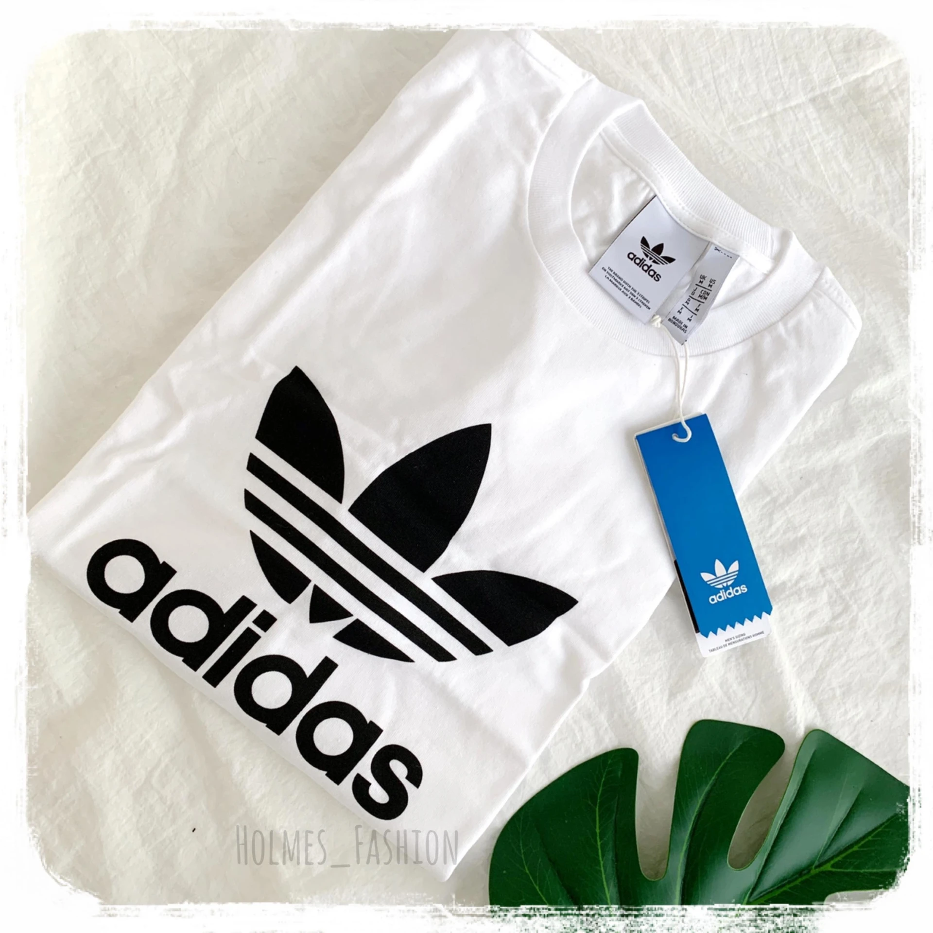 [Holmes]ADIDAS ORIGINALS 三葉草 短袖 白黑色 美國男版
