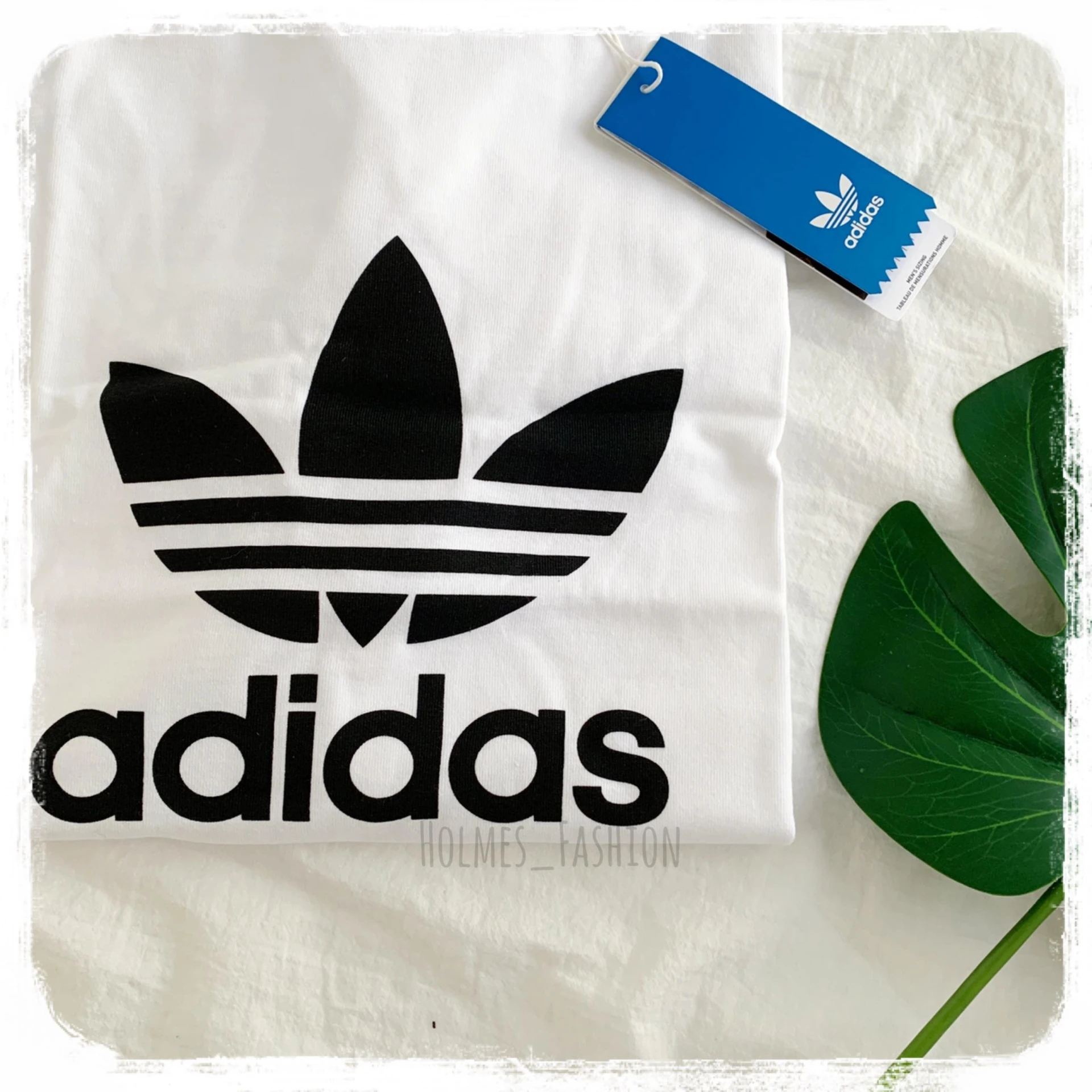 [Holmes]ADIDAS ORIGINALS 三葉草 短袖 白黑色 美國男版