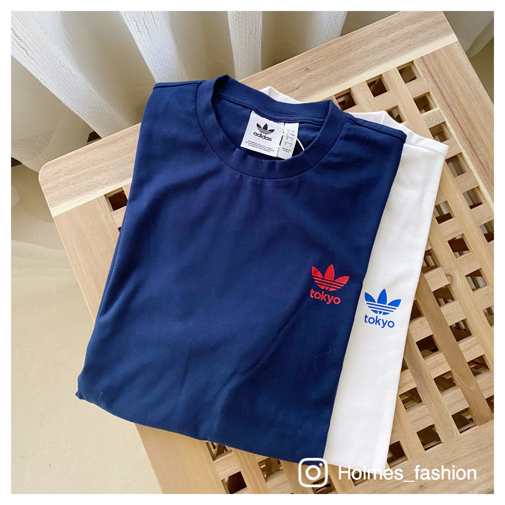 [Holmes]ADIDAS 東京限定 柴犬短袖 TEE 深藍/白 FN0948