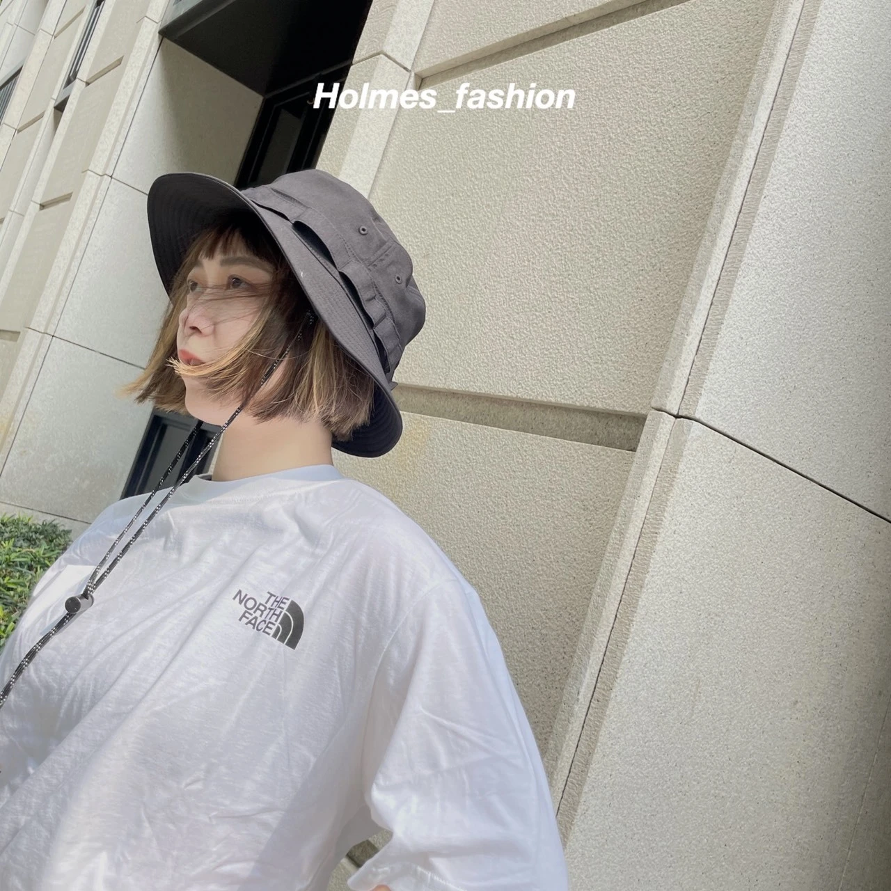 [Holmes]THE NORTH FACE 北臉 BOX LOGO 短袖 迷彩白