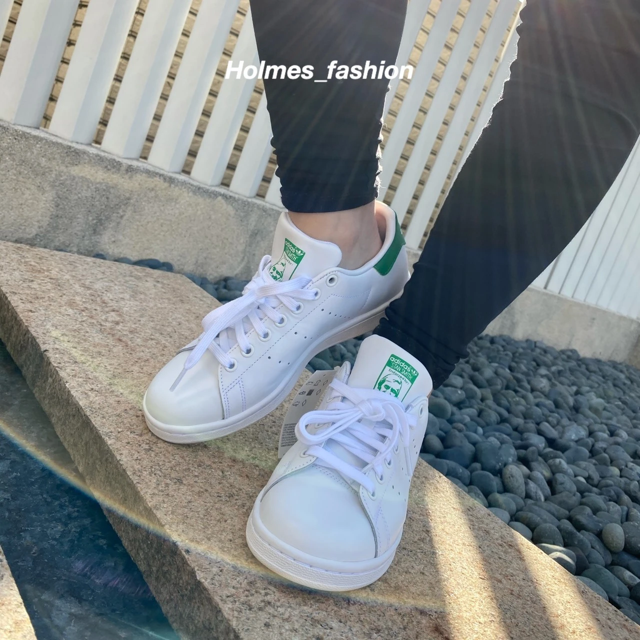 [Holmes]ADIDAS STAN SMITH 綠尾 復古 休閒 小白鞋 M20324