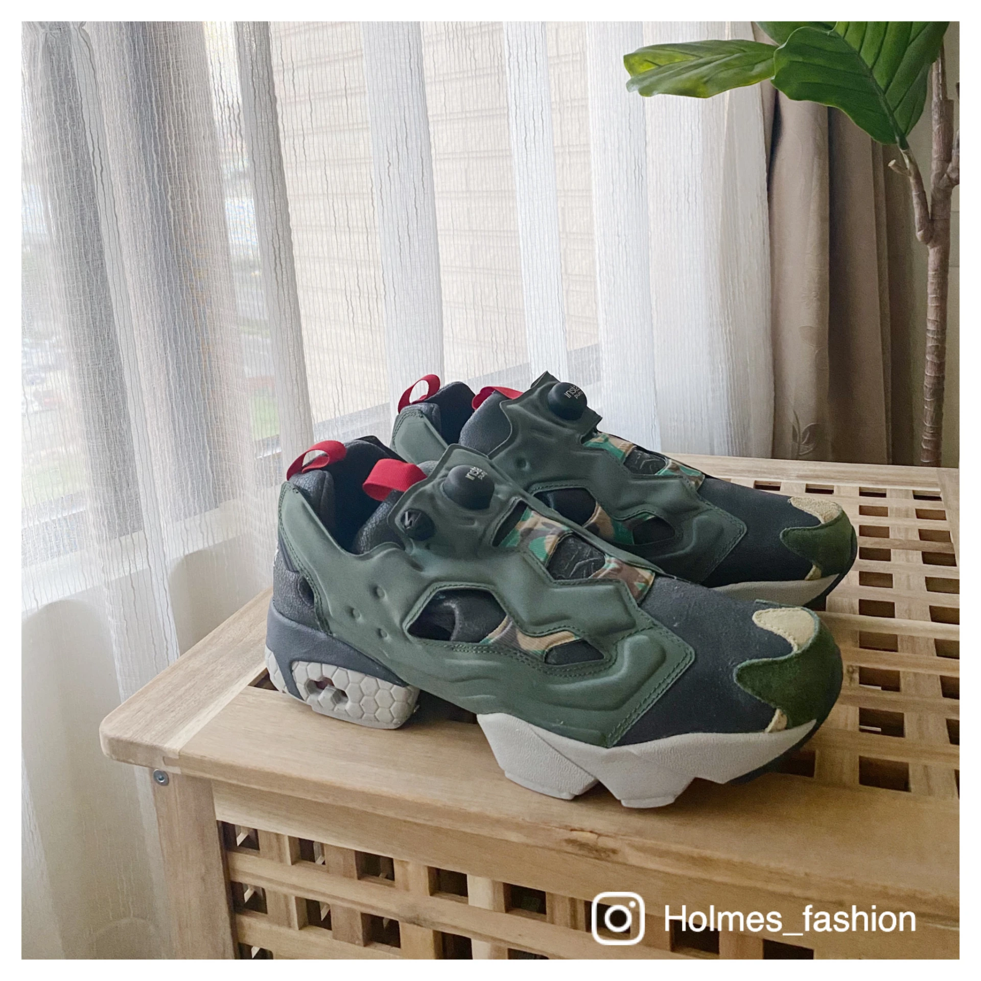 [Holmes]REEBOK PUMP AR1448 綠迷彩 29公分