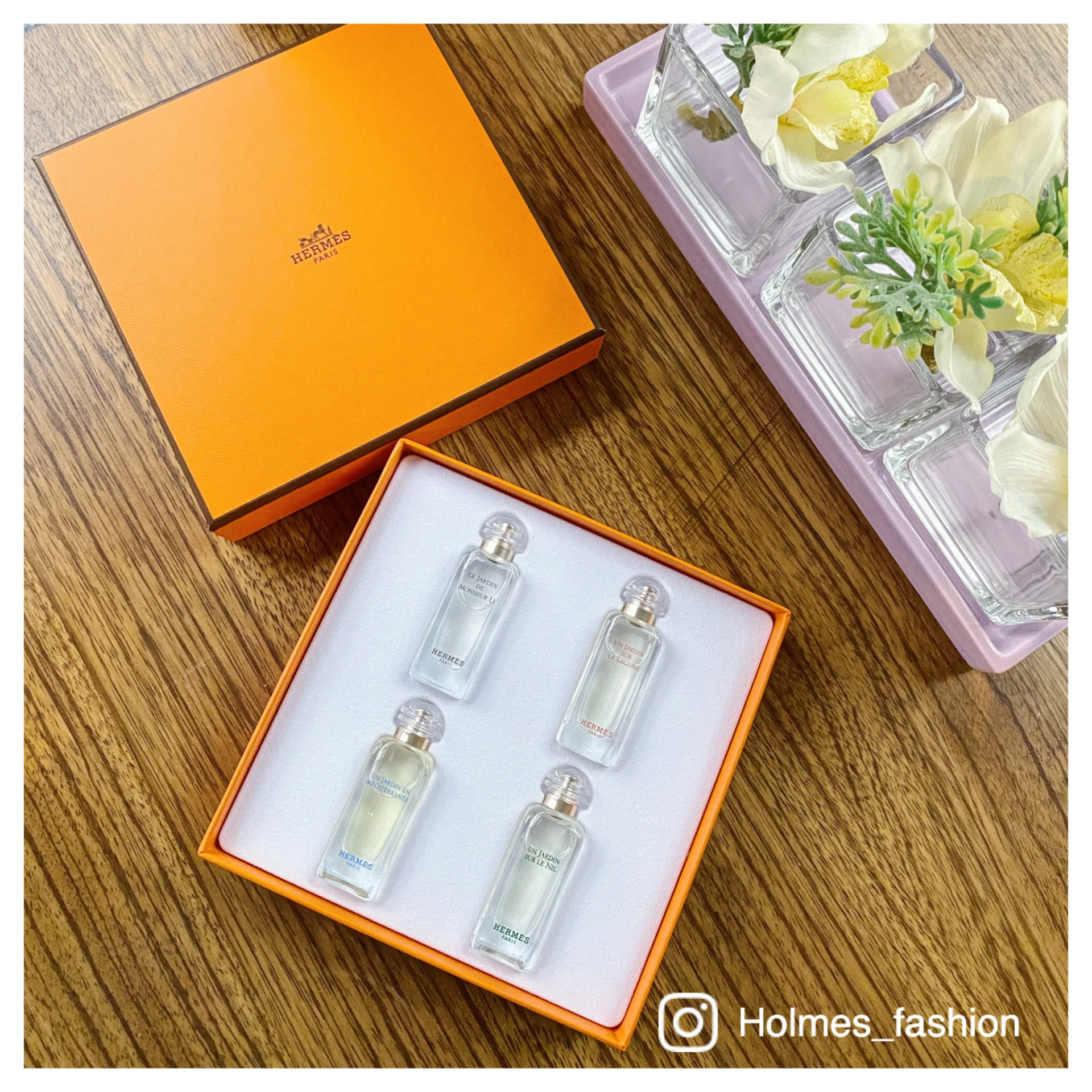[Holmes]HERMES 愛馬仕女性 小香水 四入 花園系列禮盒組 特賣